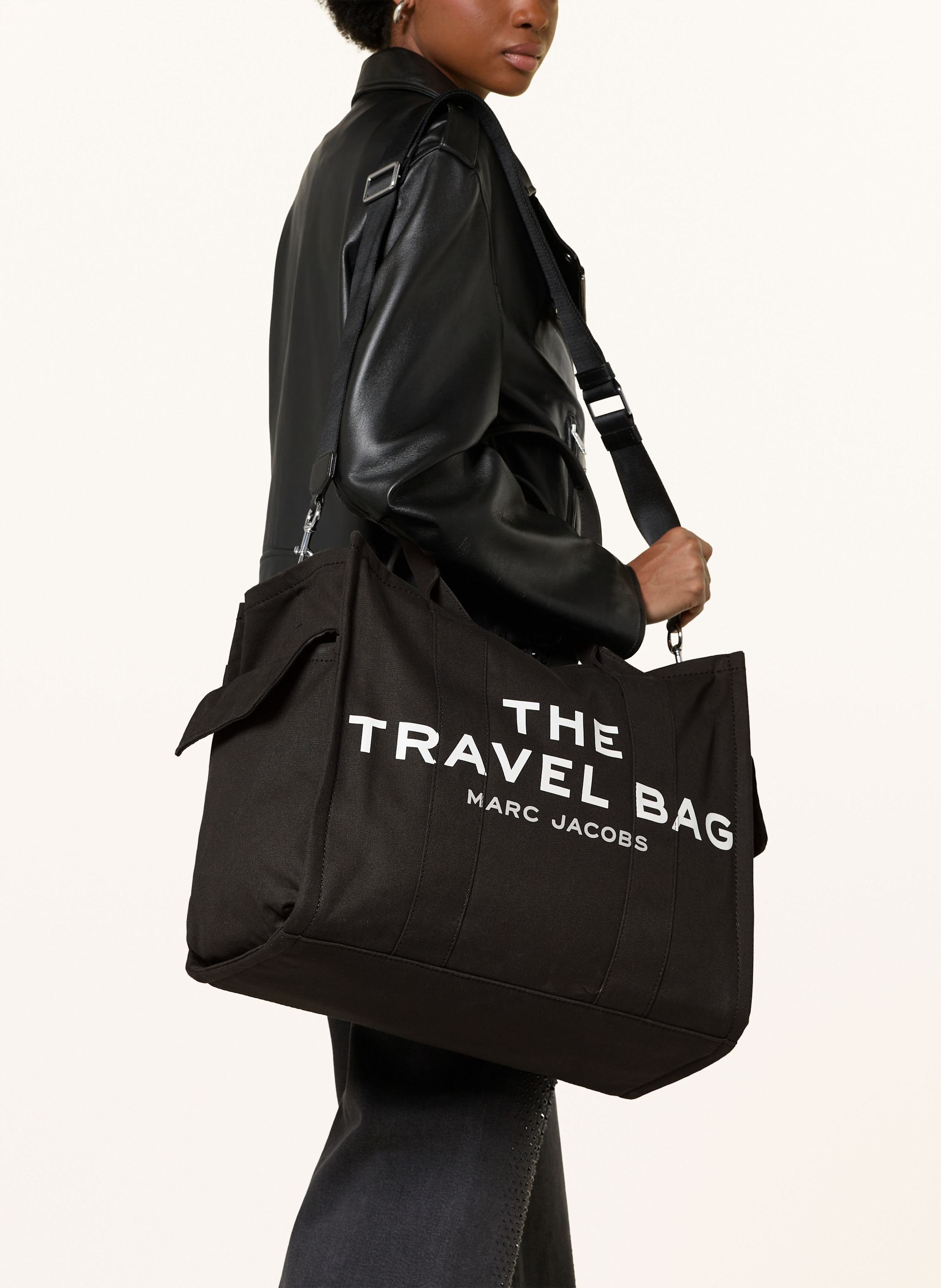 Thumbnail - Marc Jacobs Reisetasche The Travel Tote schwarz