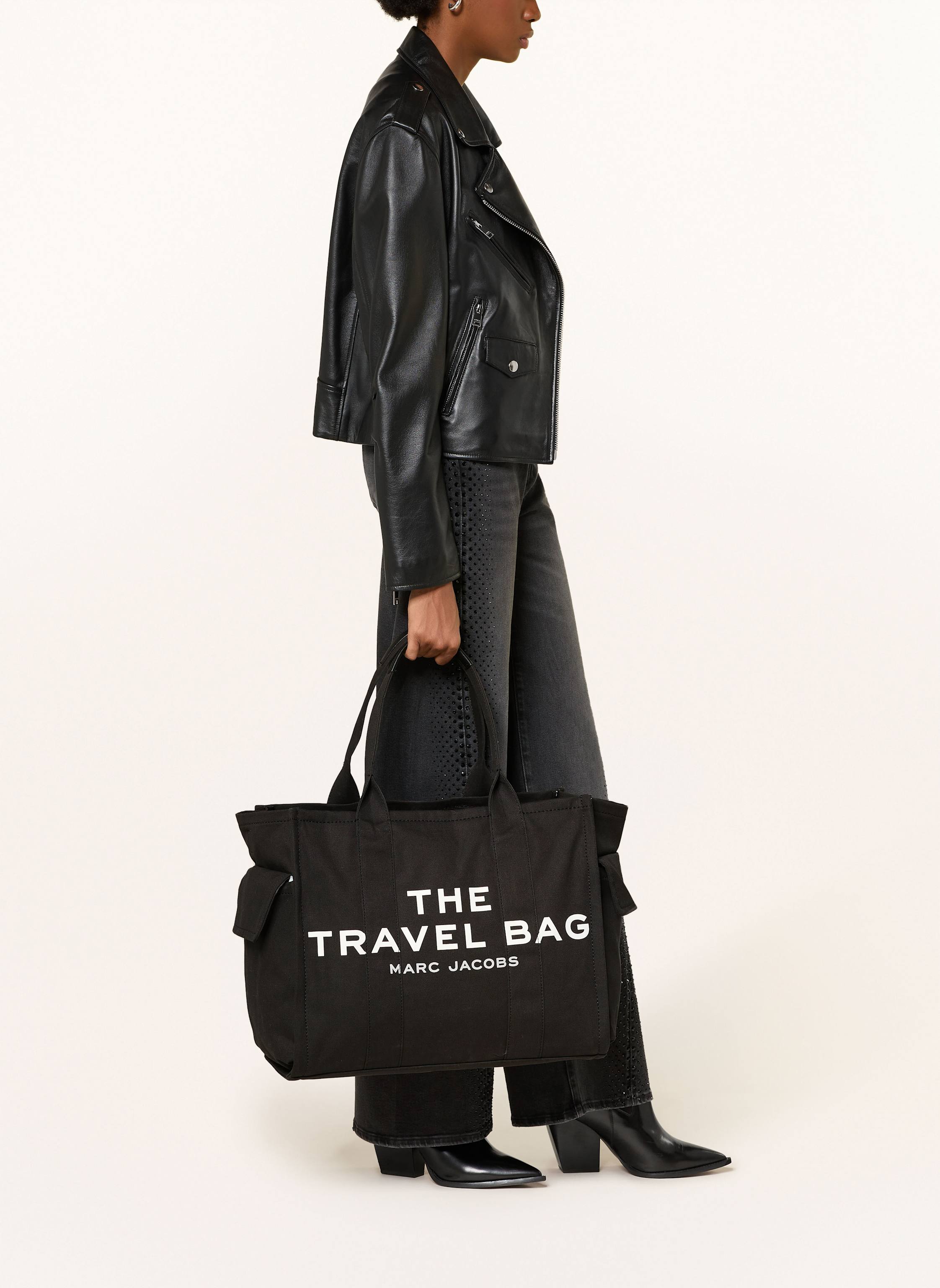 Thumbnail - Marc Jacobs Reisetasche The Travel Tote schwarz