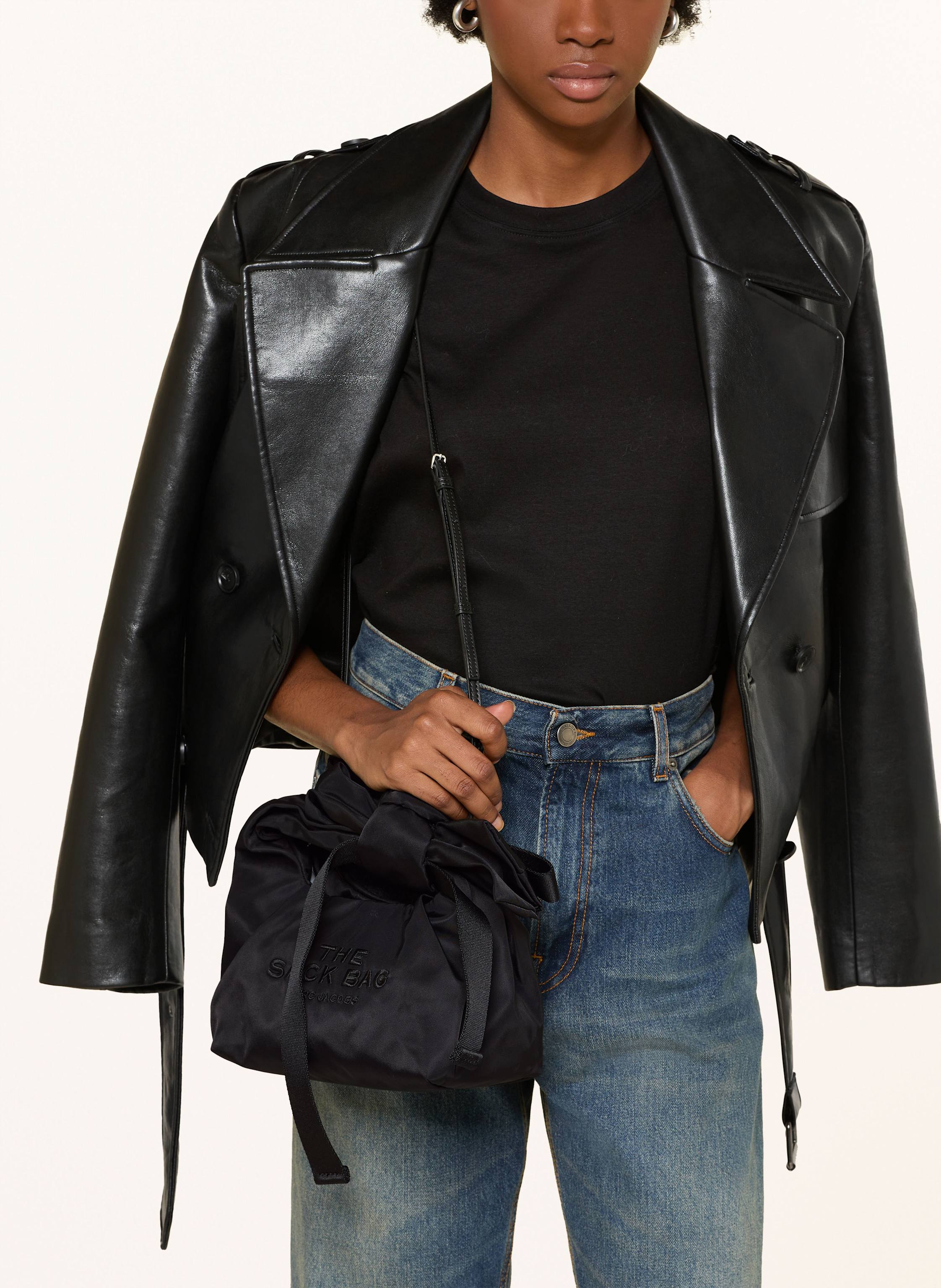 Thumbnail - Marc Jacobs Handtasche The Bow Sack Bag Mini schwarz