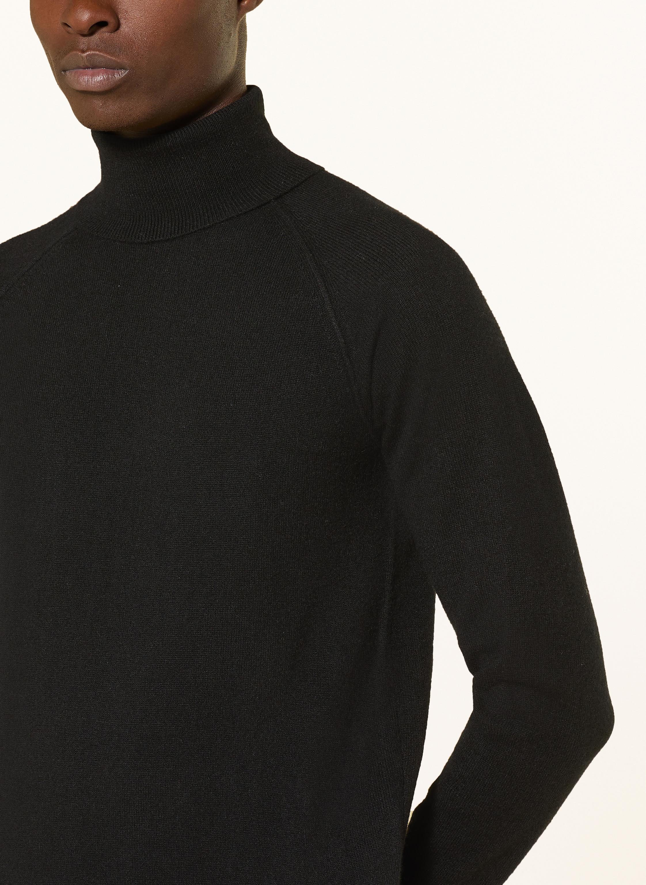 Thumbnail - Paul Rollkragenpullover Aus Cashmere schwarz