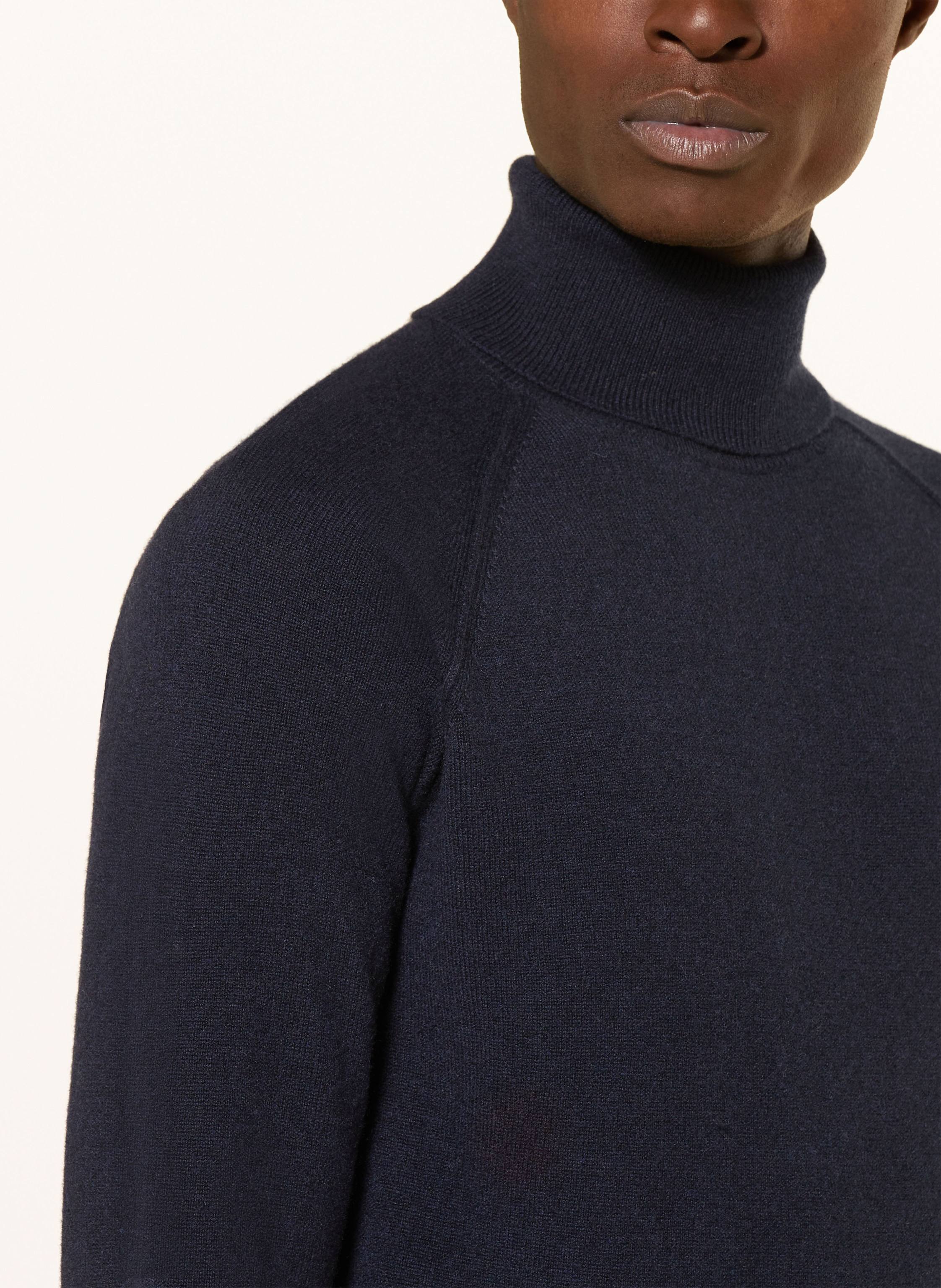 Thumbnail - Paul Rollkragenpullover Aus Cashmere blau