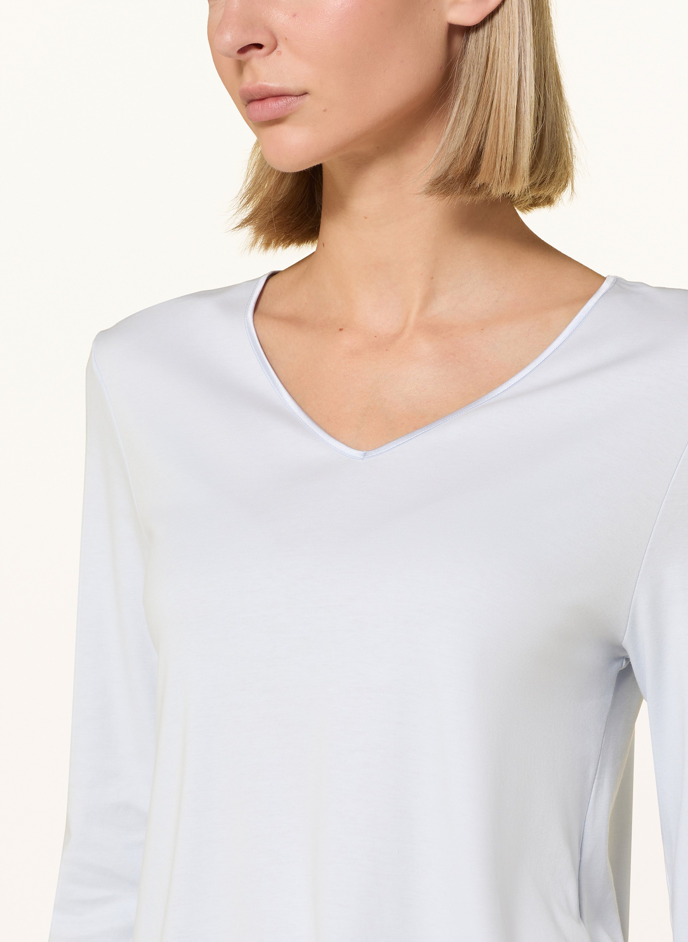 Thumbnail - Hanro Schlafanzug Cotton Silk blau