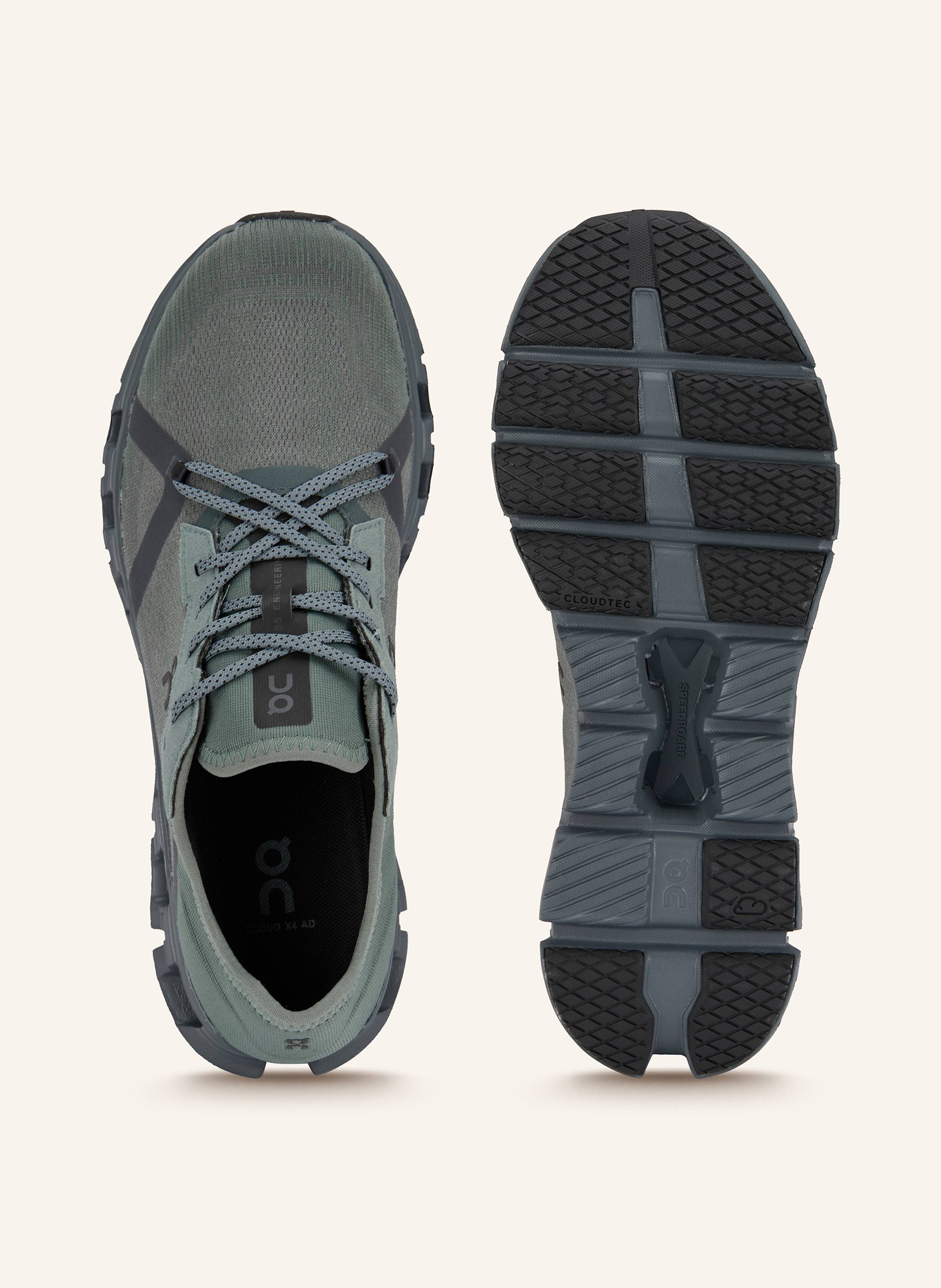 Thumbnail - On Sneaker Cloud X 4 Ad gruen