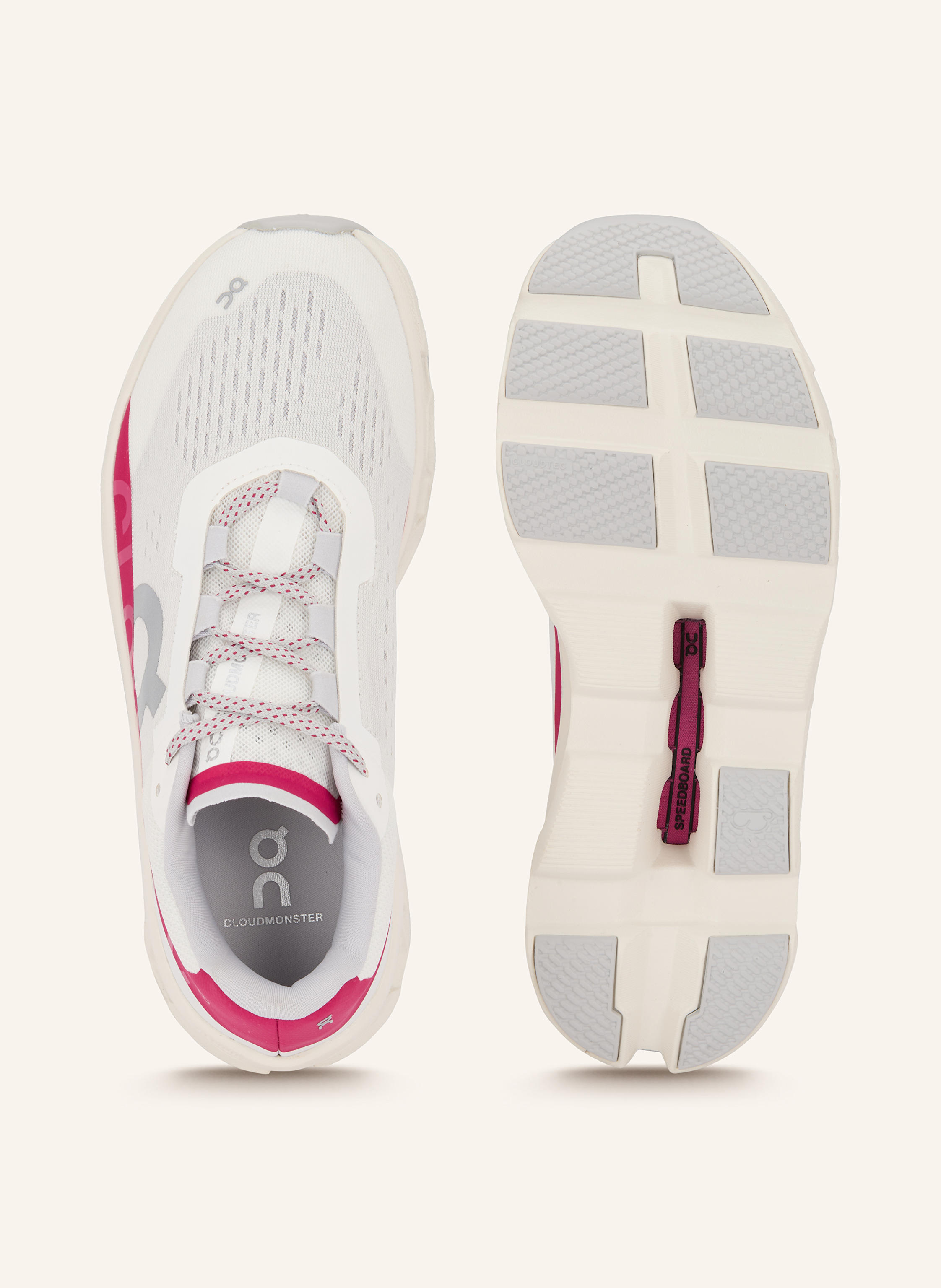 Thumbnail - On Sneaker Cloudmonster weiss