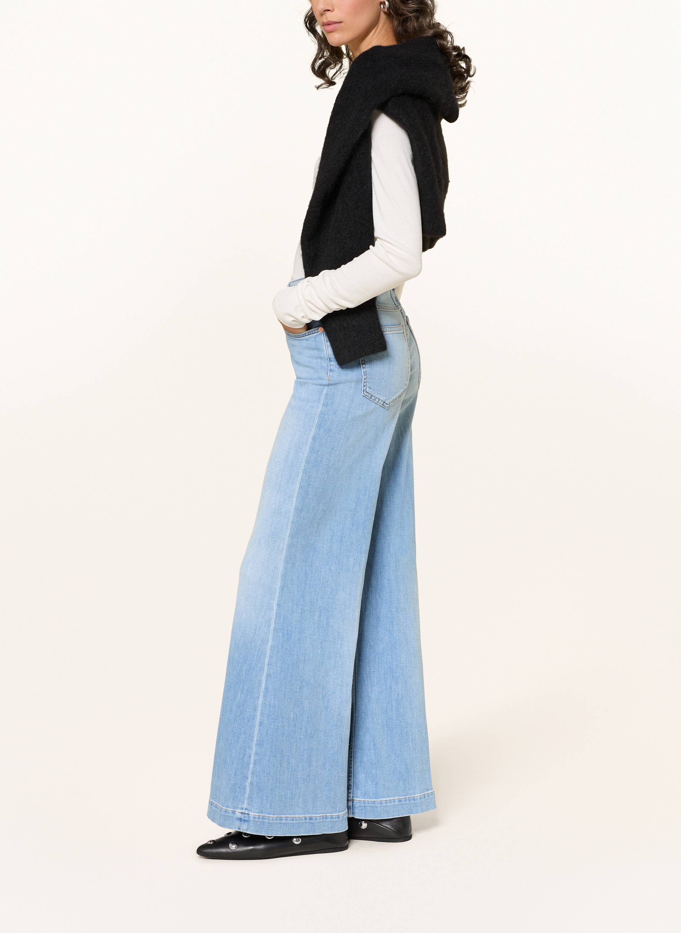 Thumbnail - Closed Wide Leg Jeans Glow Up blau