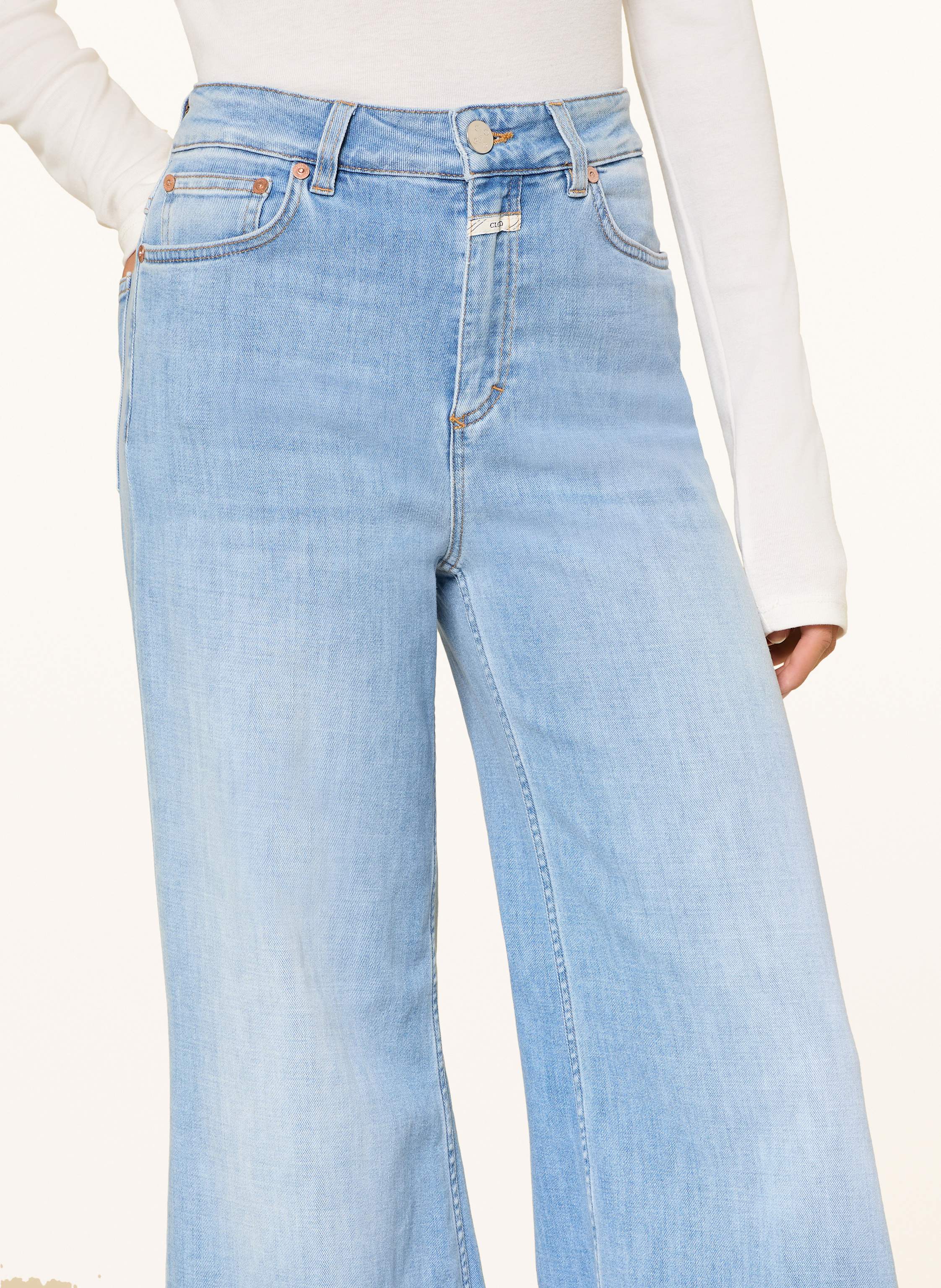 Thumbnail - Closed Wide Leg Jeans Glow Up blau