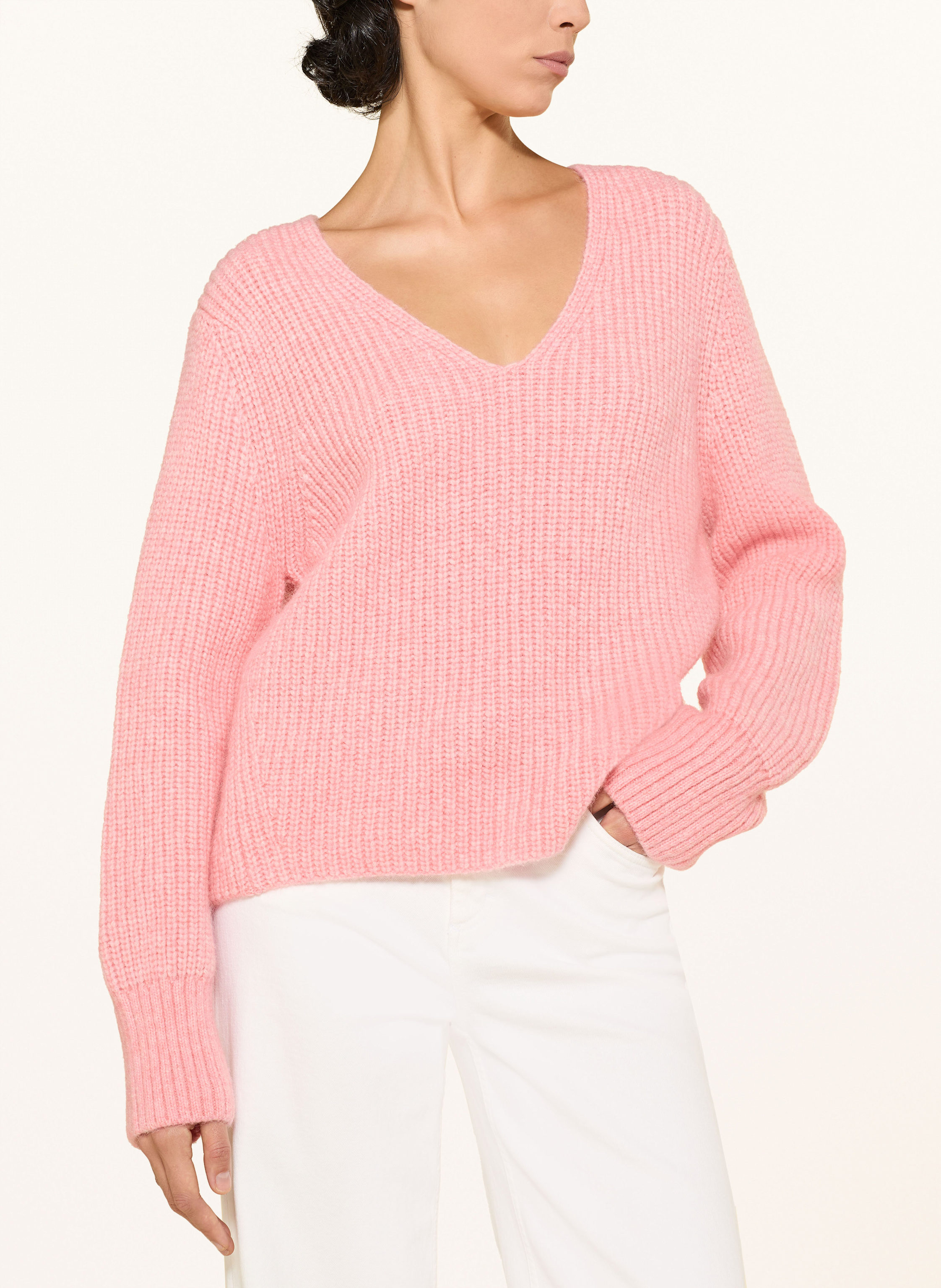 Thumbnail - Closed Pullover Mit Alpaka rosa