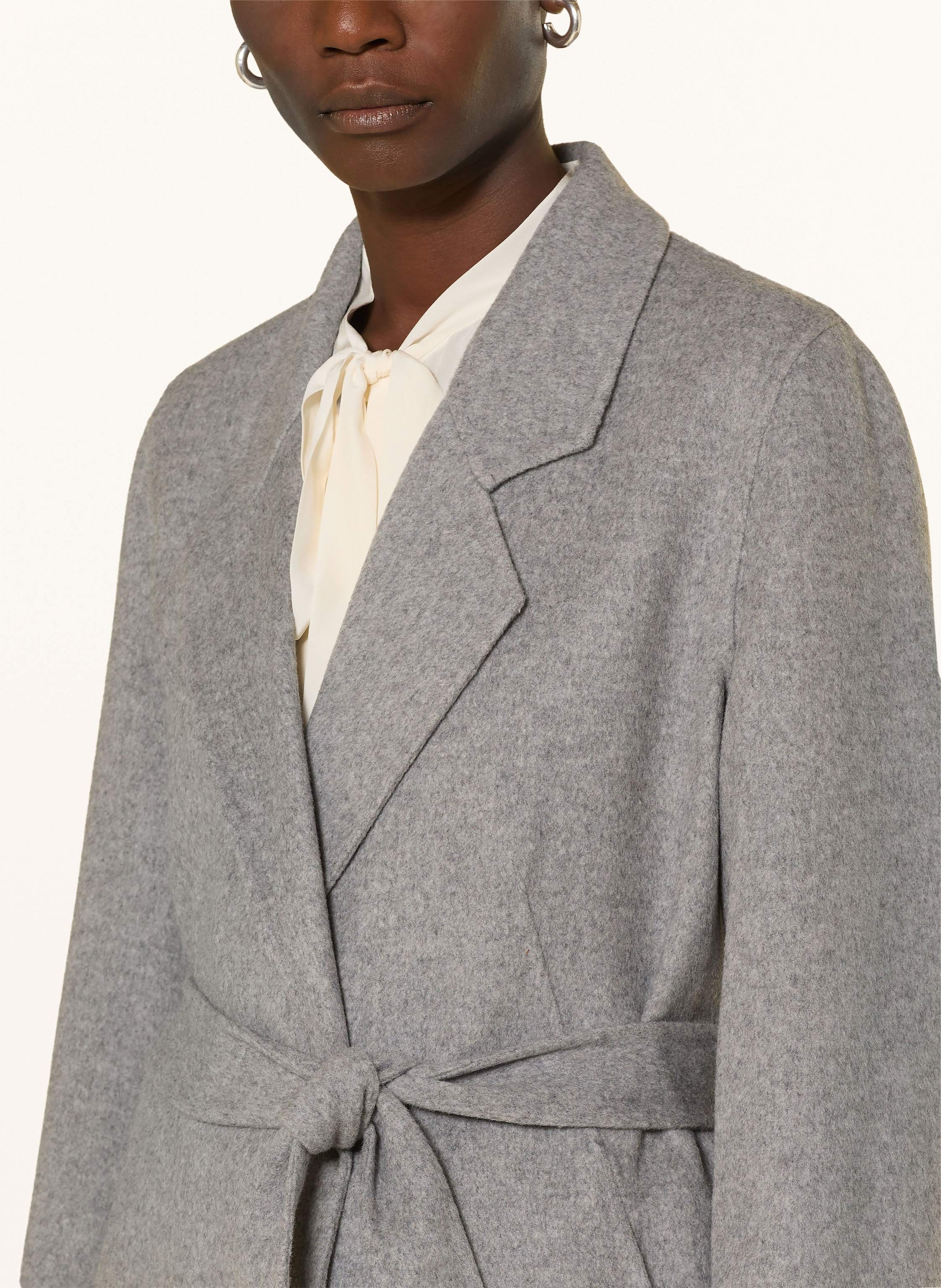 Thumbnail - Boss Wollmantel Cotaz grau