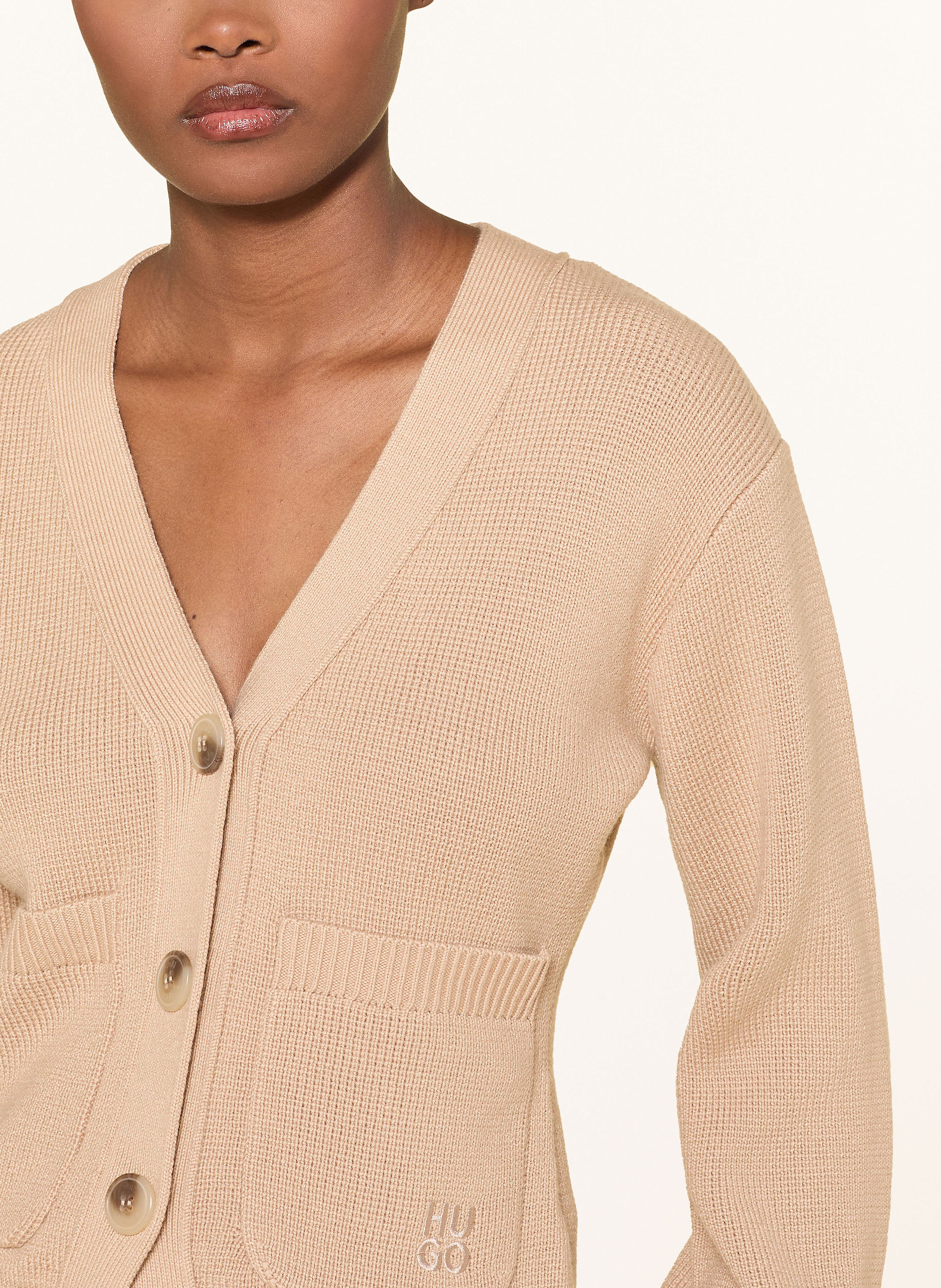 Thumbnail - Hugo Strickjacke Selosina beige