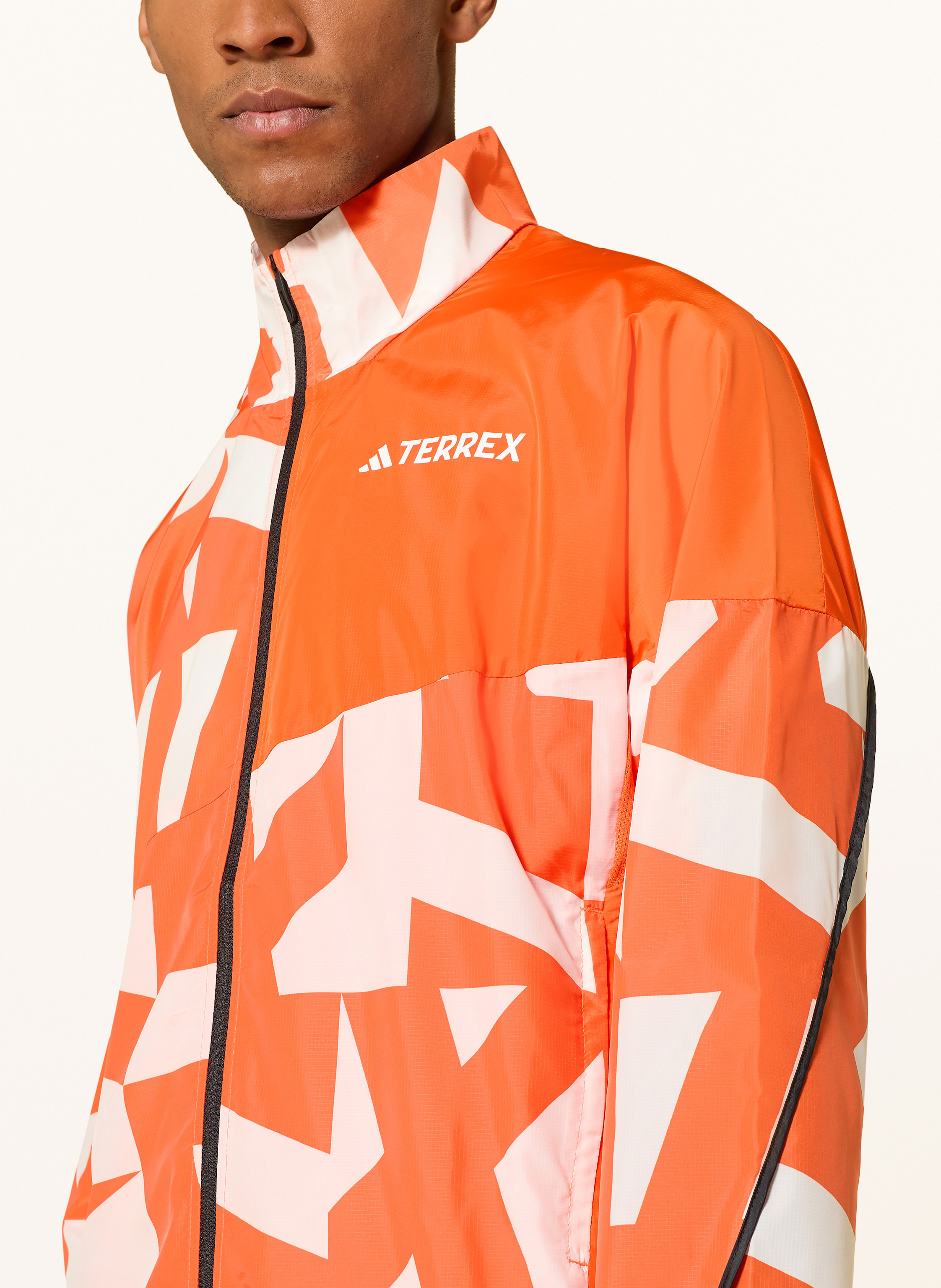 Thumbnail - Adidas Terrex Windbreaker Terrex Multi Printed orange
