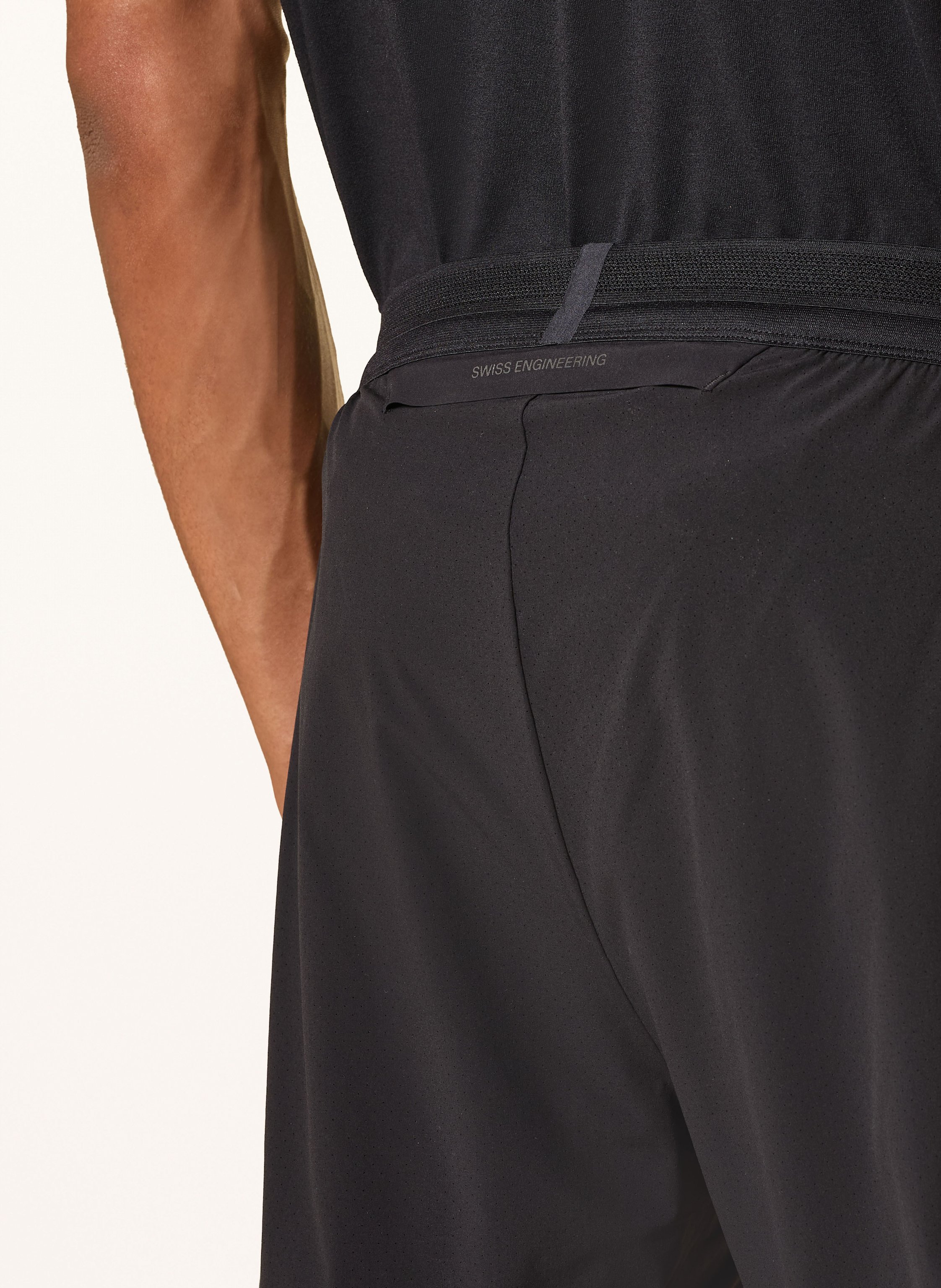 Thumbnail - On 2-In-1-Laufshorts Performance schwarz