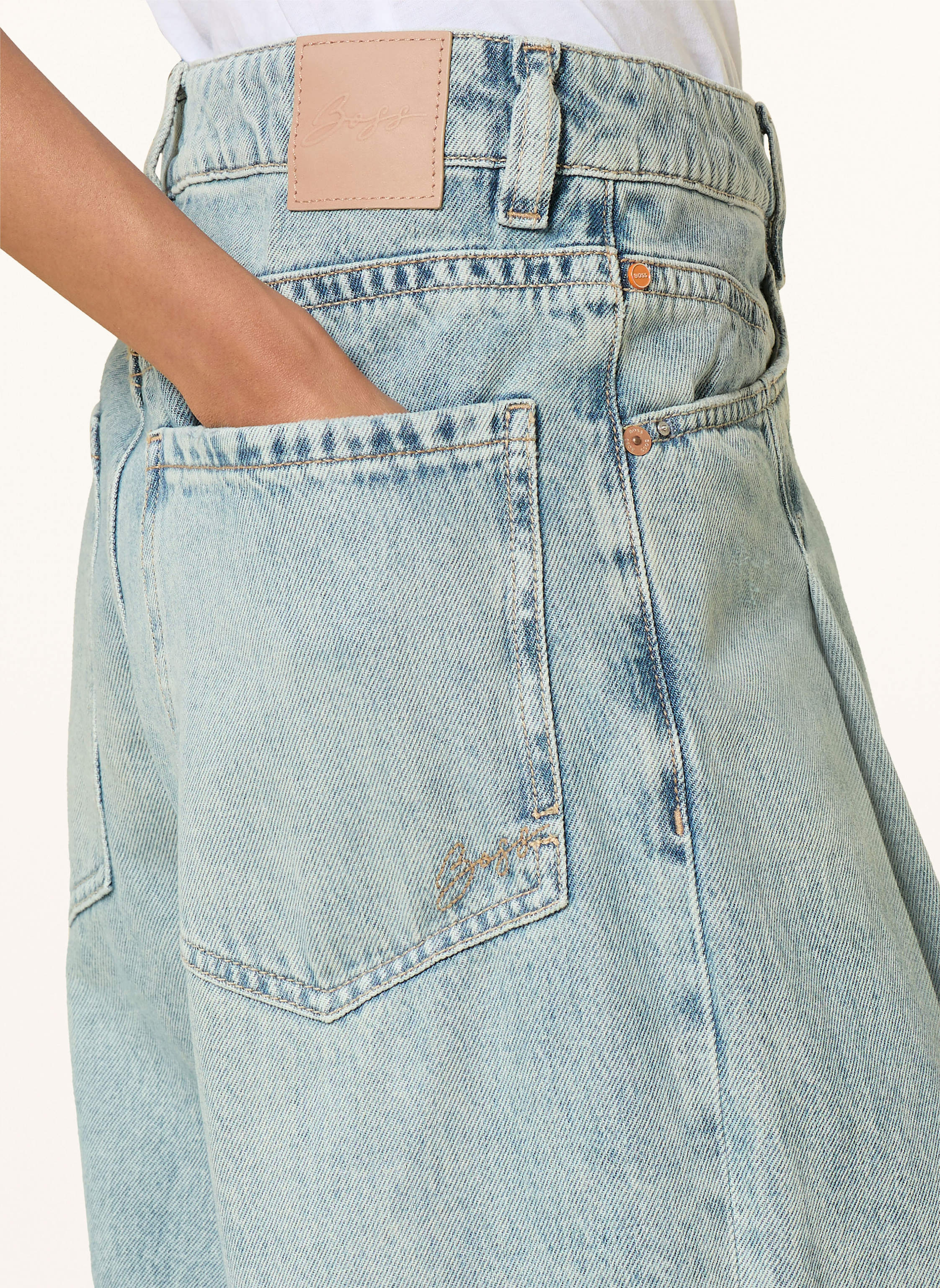 Thumbnail - Boss Wide Leg Jeans blau