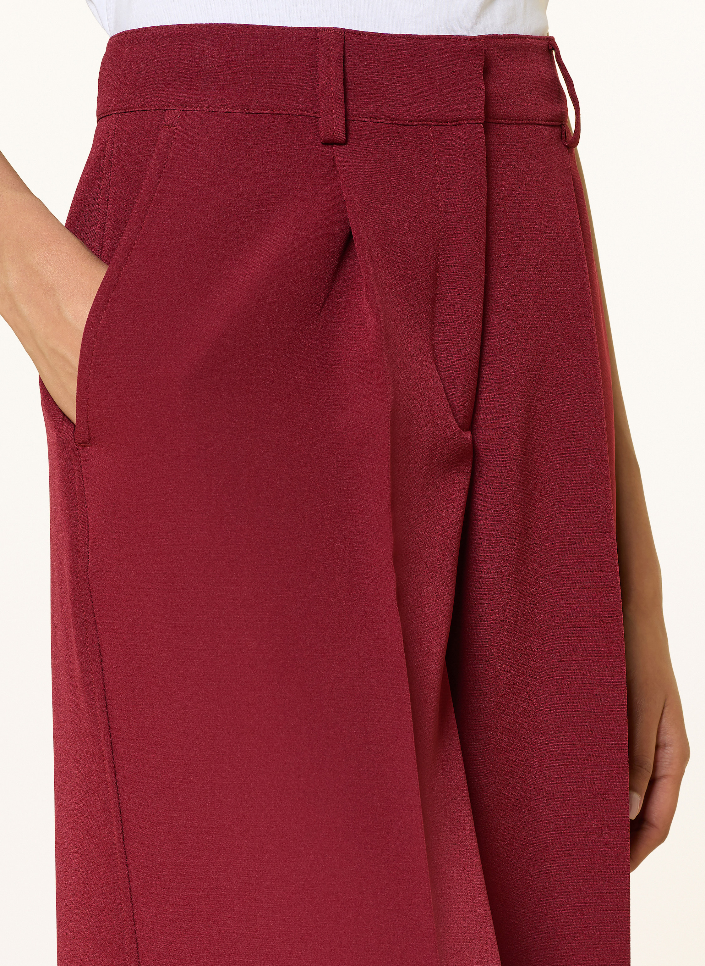 Thumbnail - Boss Marlenehose Tiwi rot