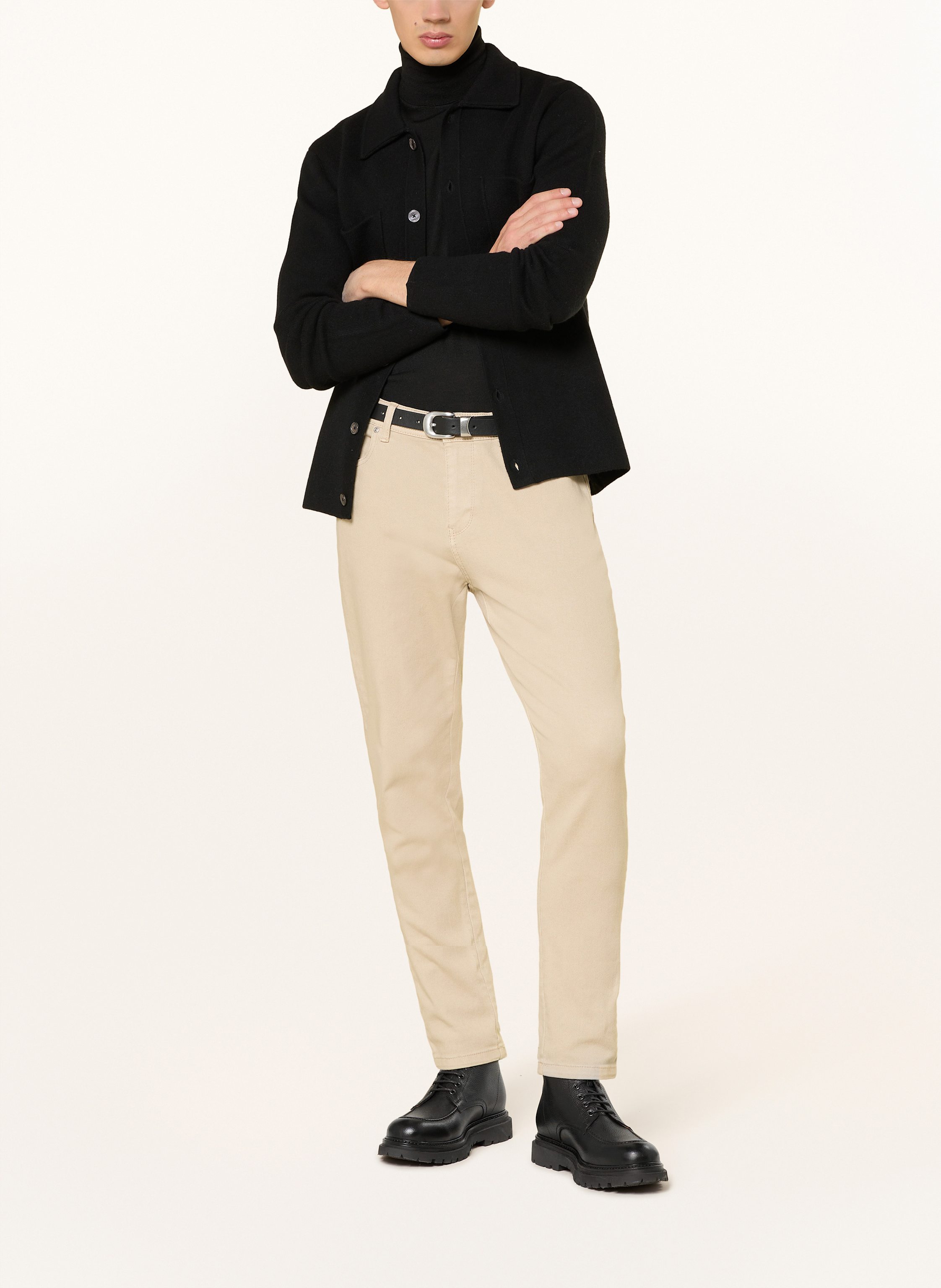 Thumbnail - Paul Rollkragenpullover Aus Merinowolle schwarz