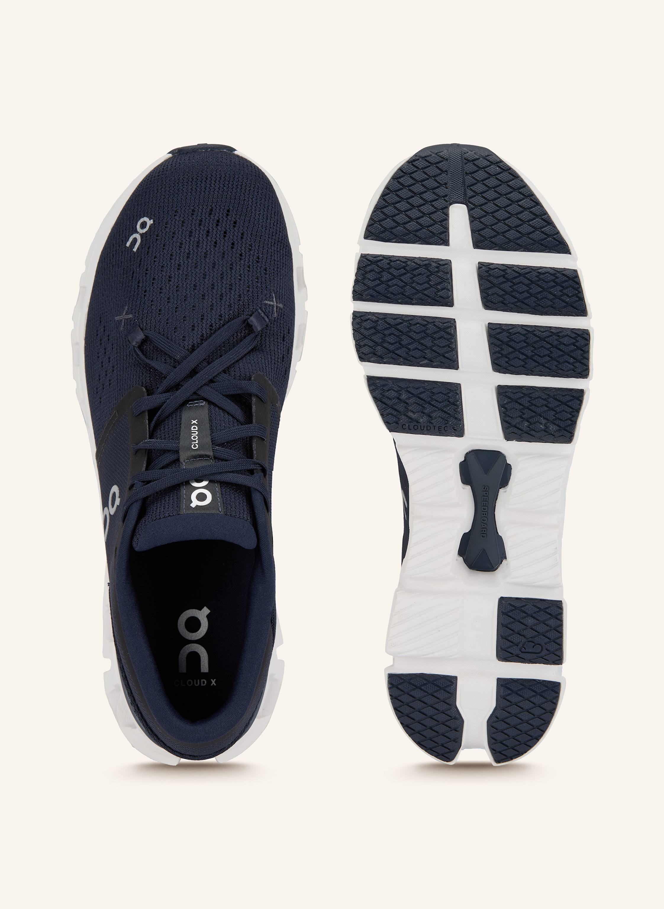 Thumbnail - On Fitnessschuhe Cloud X 4 blau