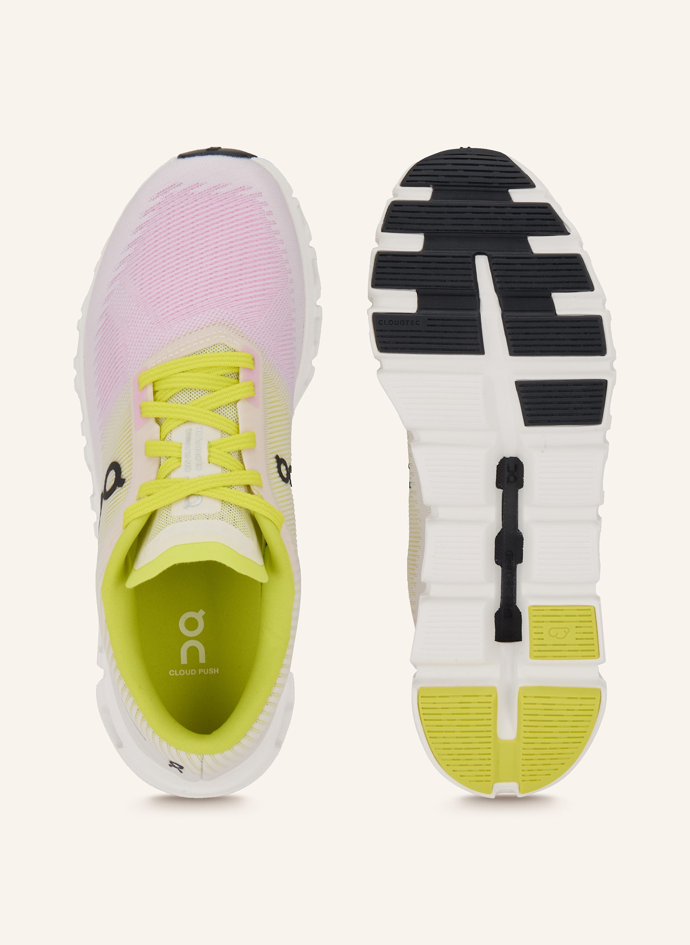 Thumbnail - On Sneaker Cloud 6 Push gelb