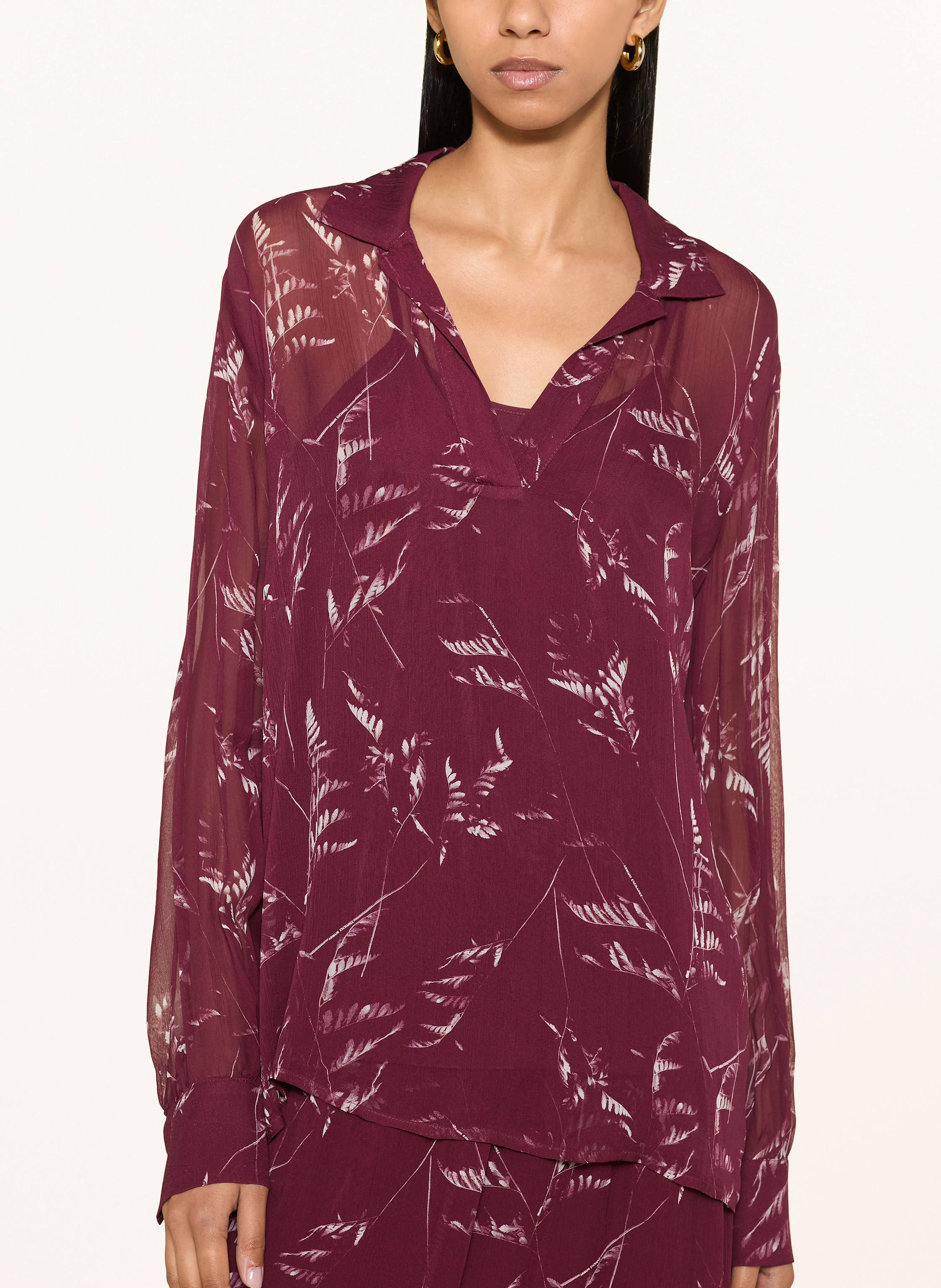 Thumbnail - Armani Exchange Blusenshirt rot