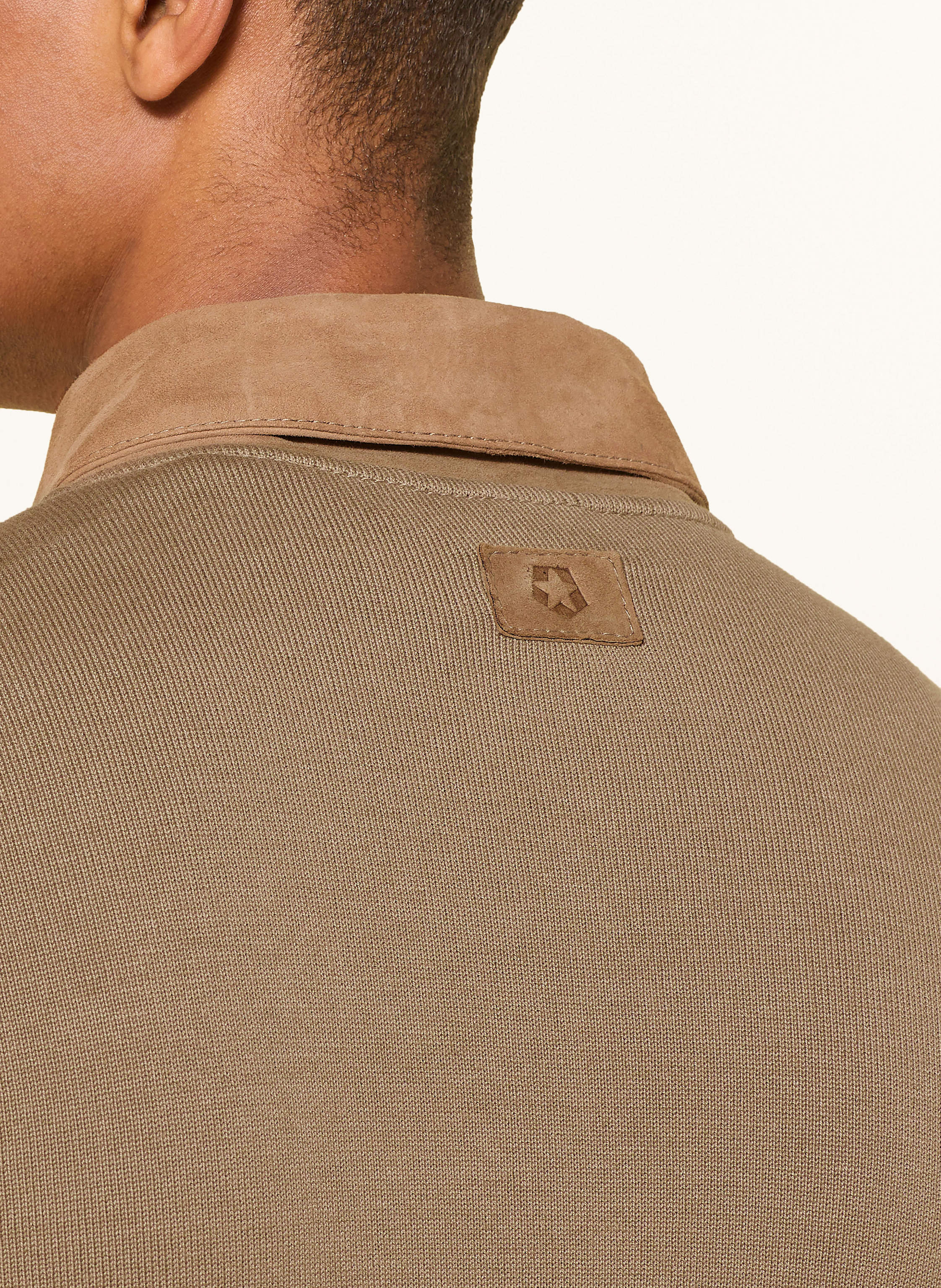 Thumbnail - Milestone Lederjacke Msryan Im Materialmix braun