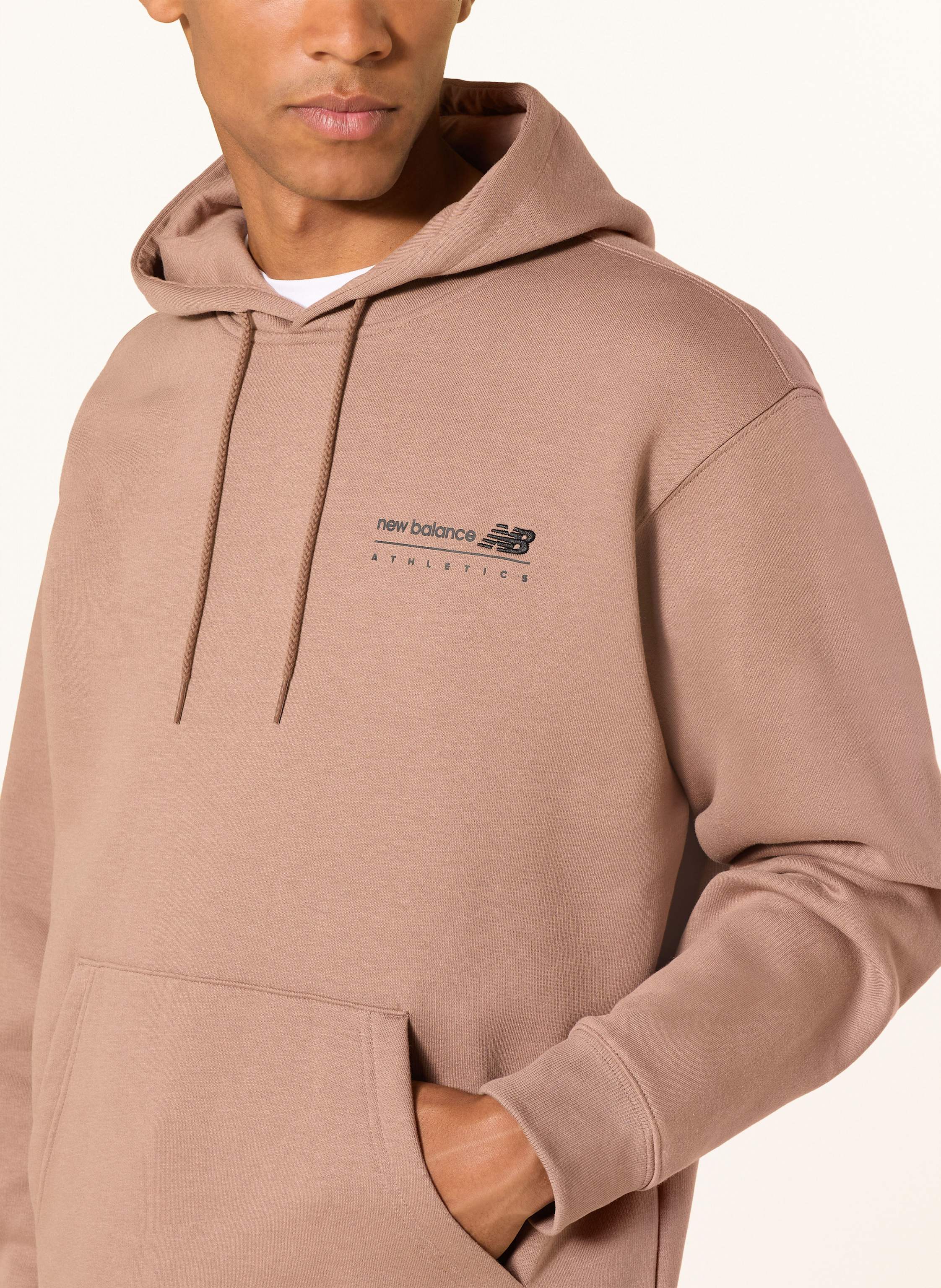 Thumbnail - New Balance Hoodie Lin Rp braun