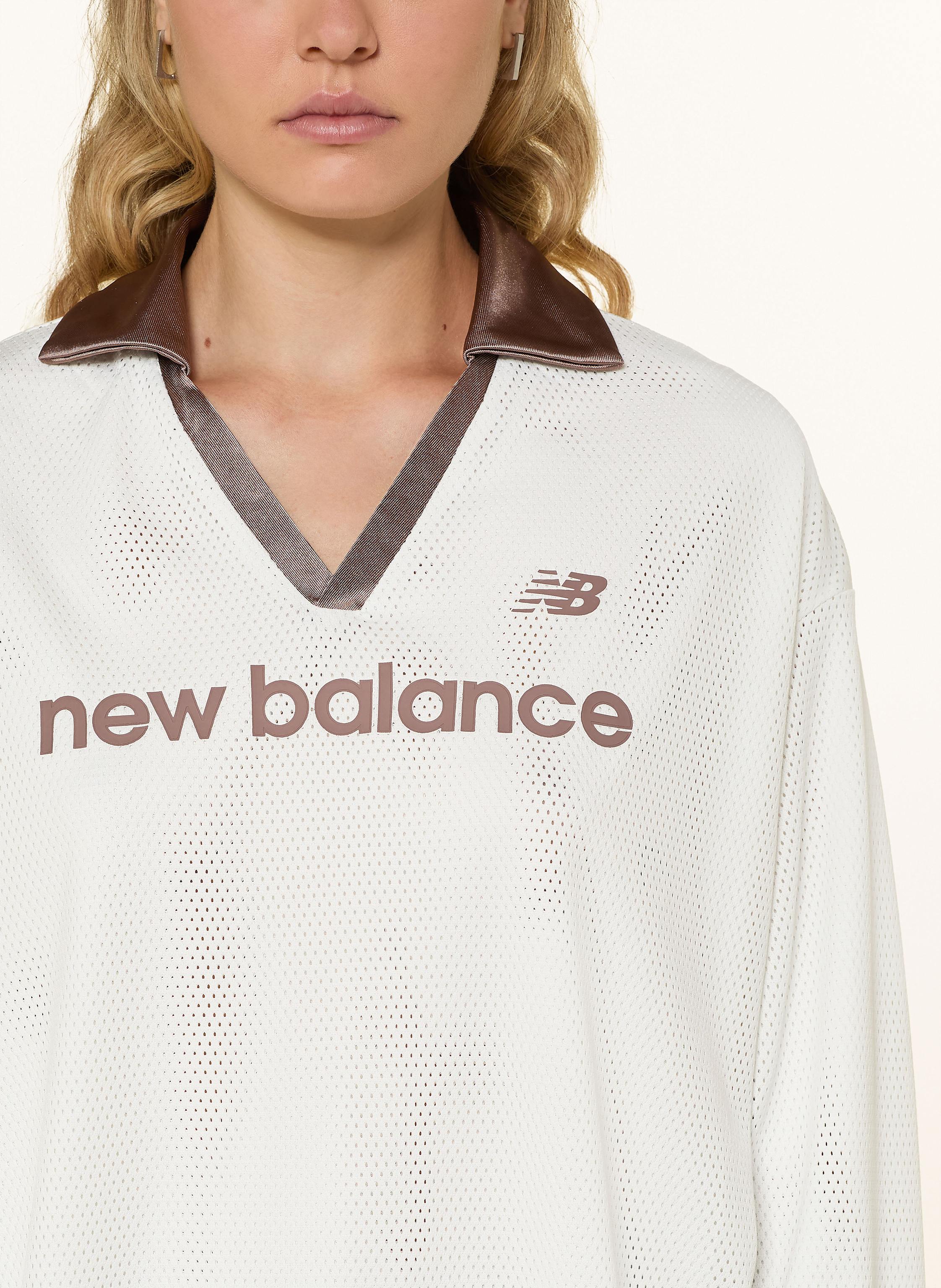 Thumbnail - New Balance Oversized-Longsleeve Aus Mesh weiss