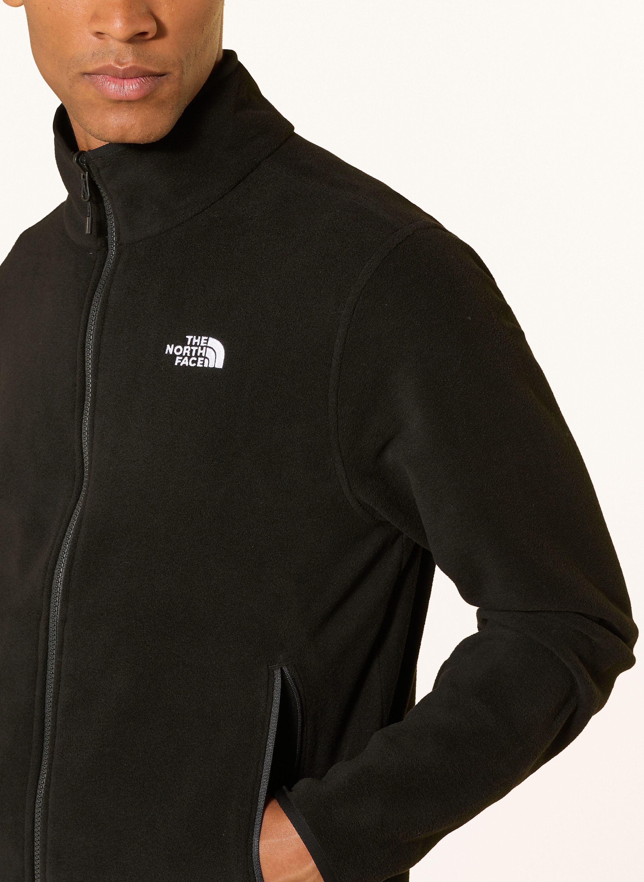 Thumbnail - The North Face Fleecejacke Glacier schwarz