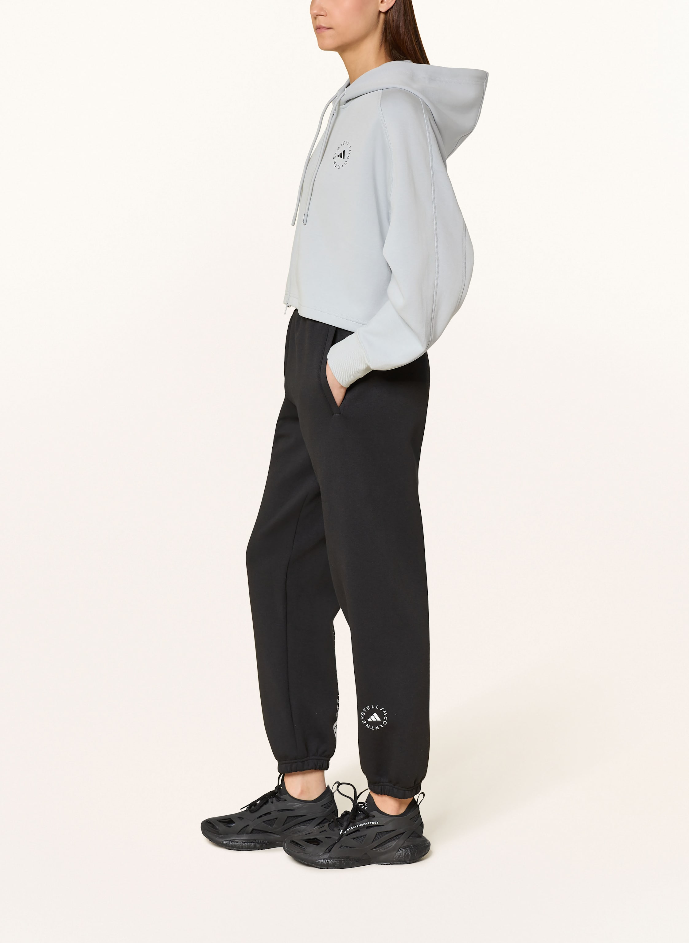 Thumbnail - Adidas By Stella Mccartney Sweatjacke Adidasby Stella Mccartney Cropped grau