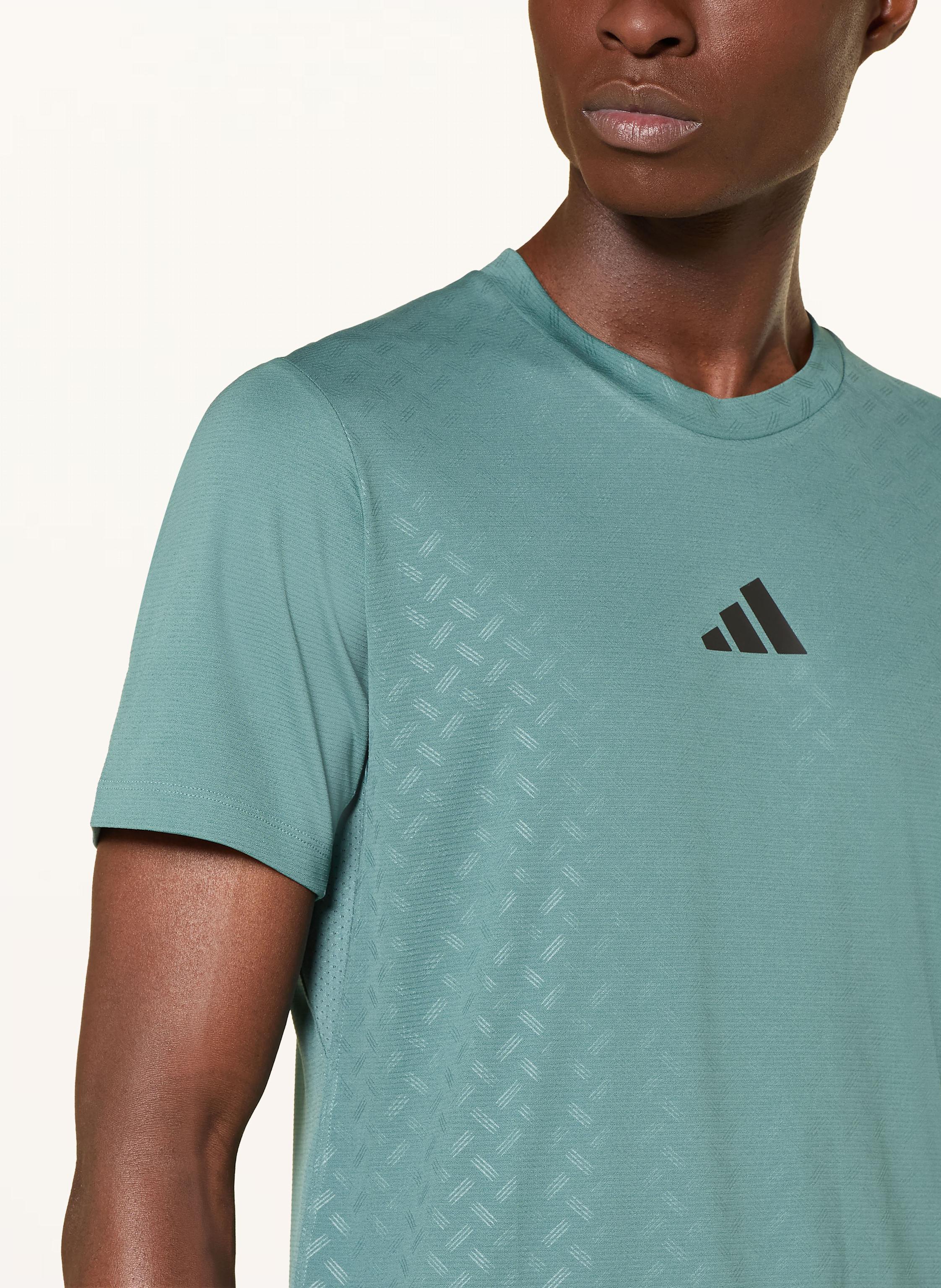 Thumbnail - Adidas T-Shirt Power 3-Stripes gruen