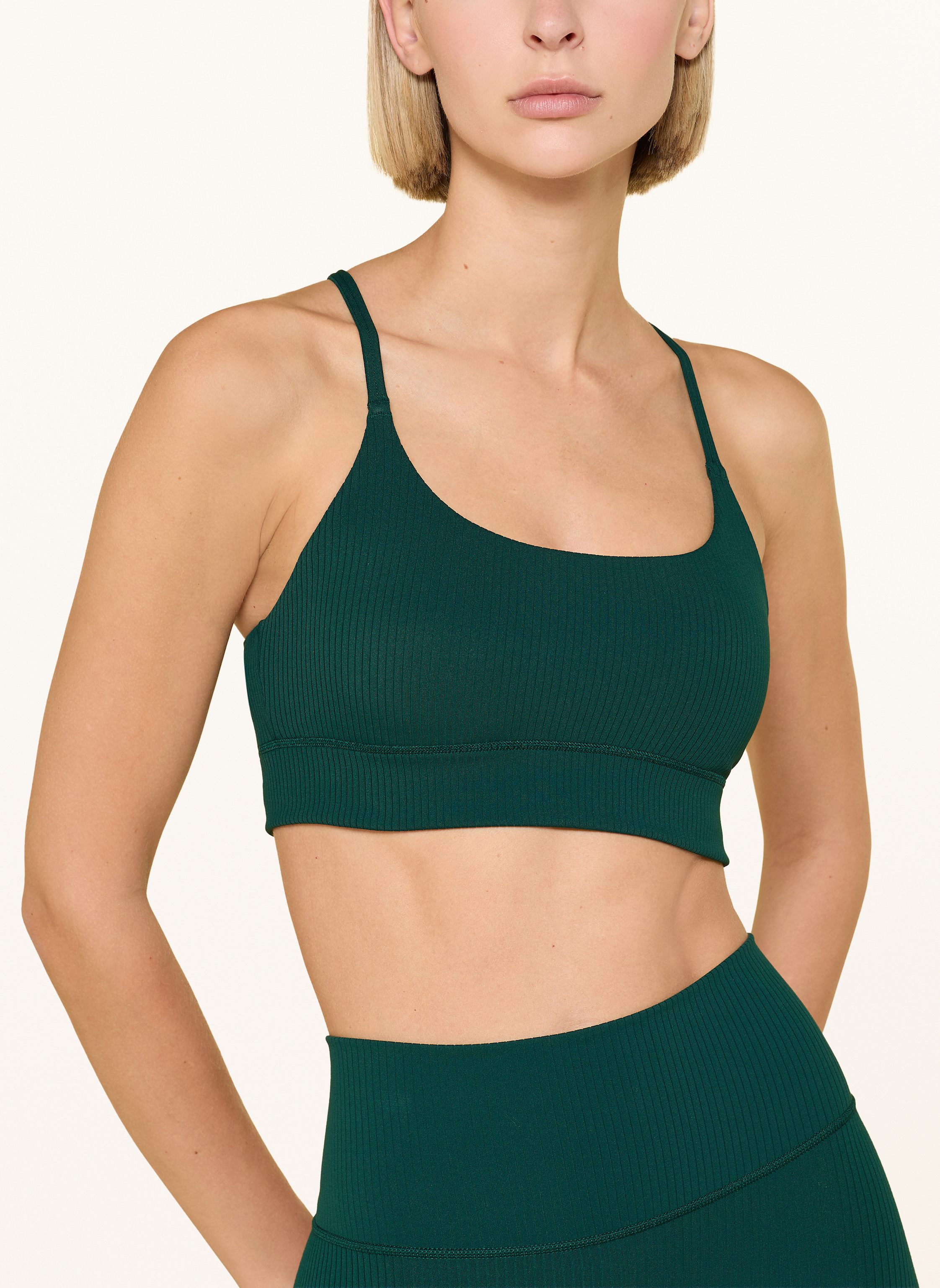 Thumbnail - Adidas Sport-Bh All Me Rib gruen