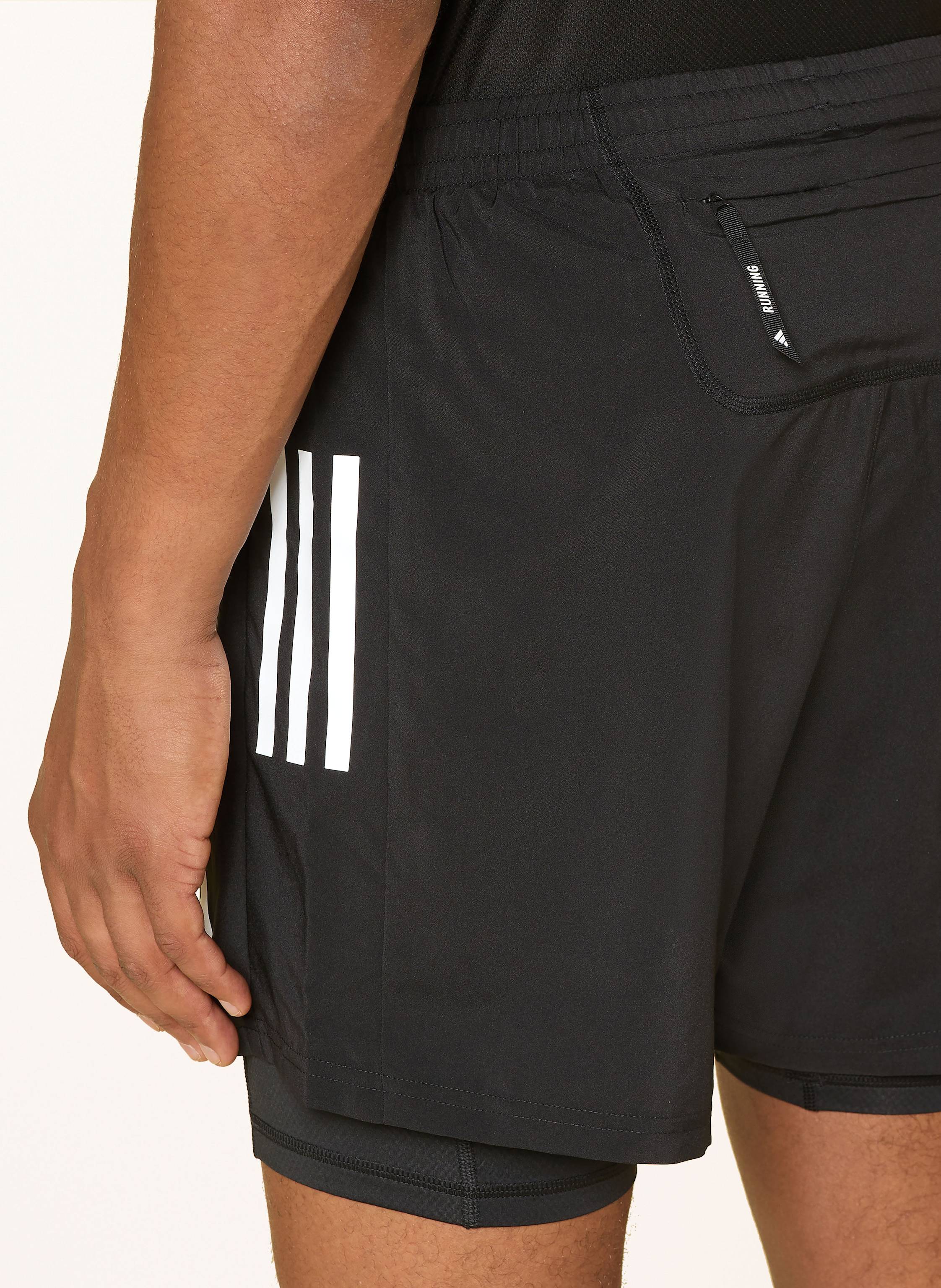 Thumbnail - Adidas 2-In-1-Laufshorts Own The Run Climacool schwarz