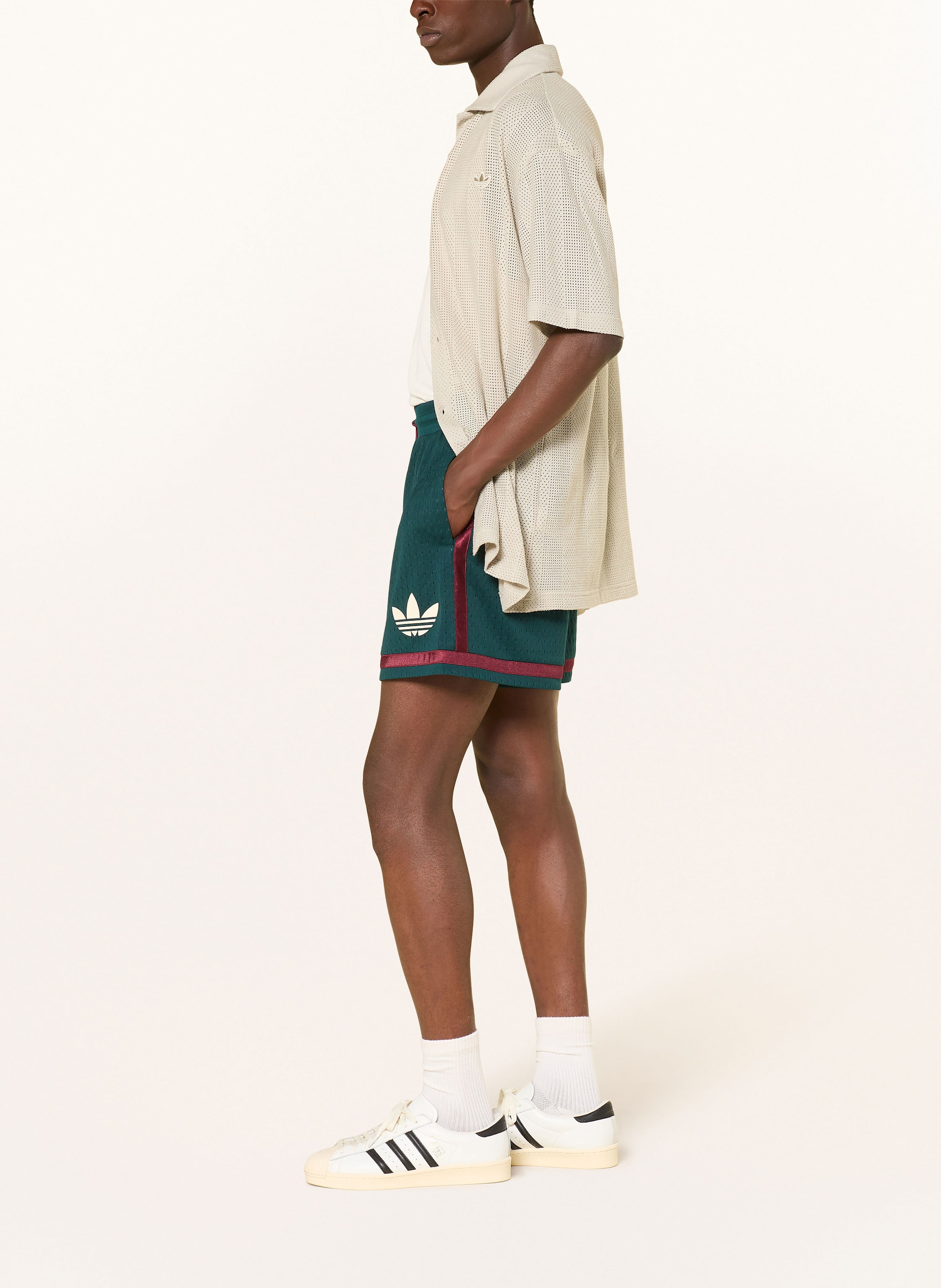 Thumbnail - Adidas Trainingsshorts Originals Basketball gruen