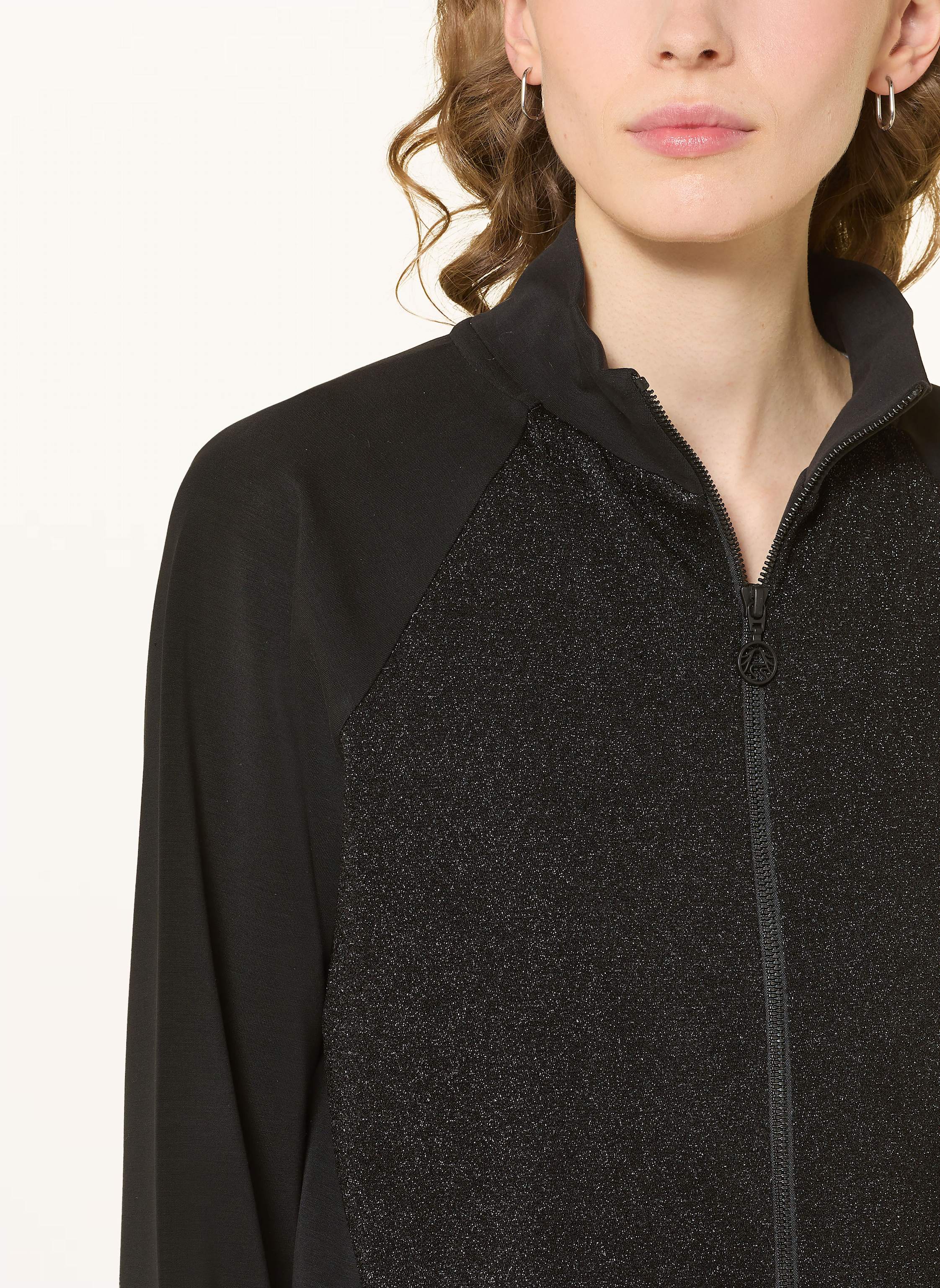 Thumbnail - Sportalm Jerseyjacke Mit Glitzergarn schwarz