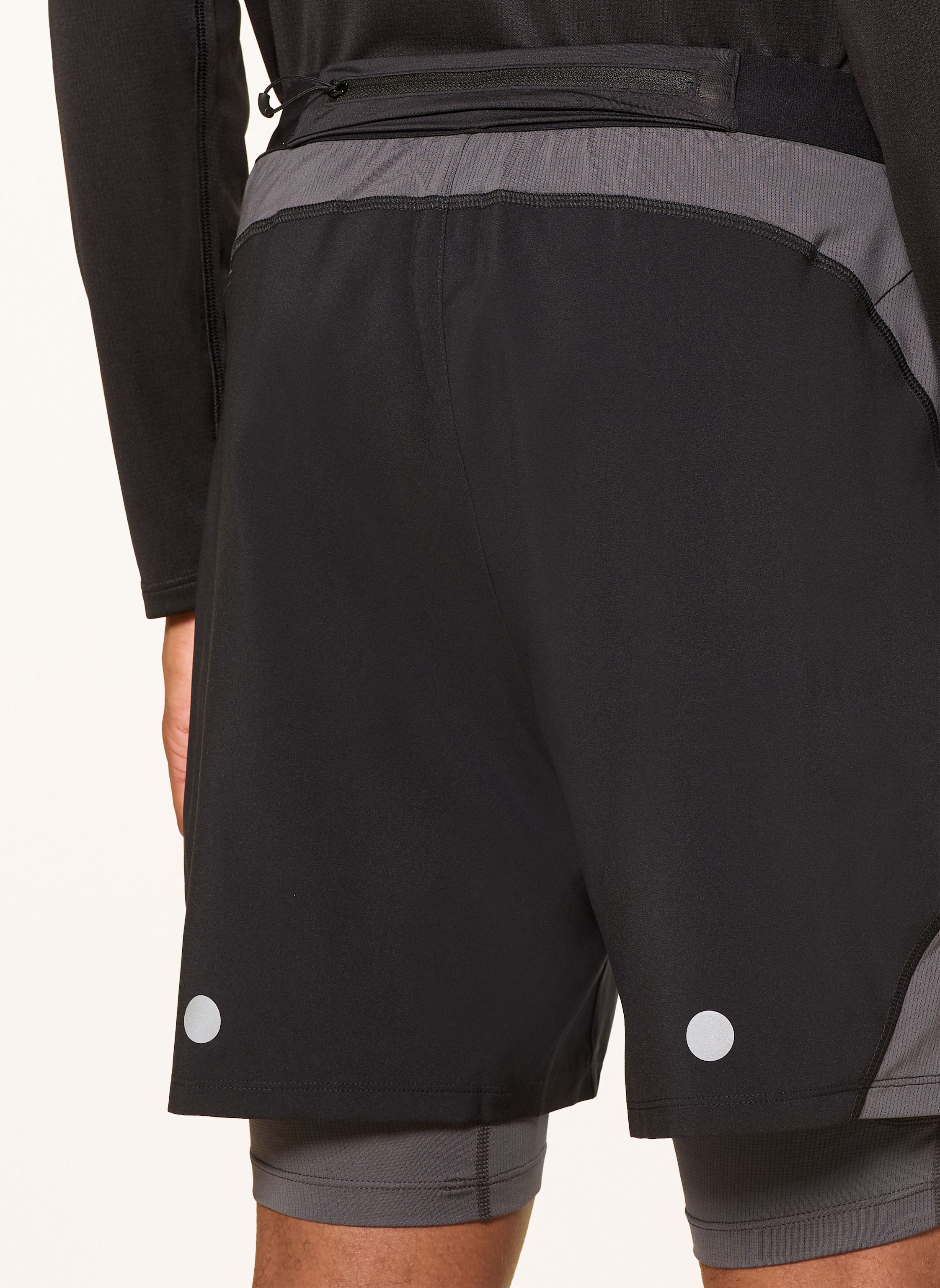 Thumbnail - Asics 2-In-1-Laufshorts Road schwarz