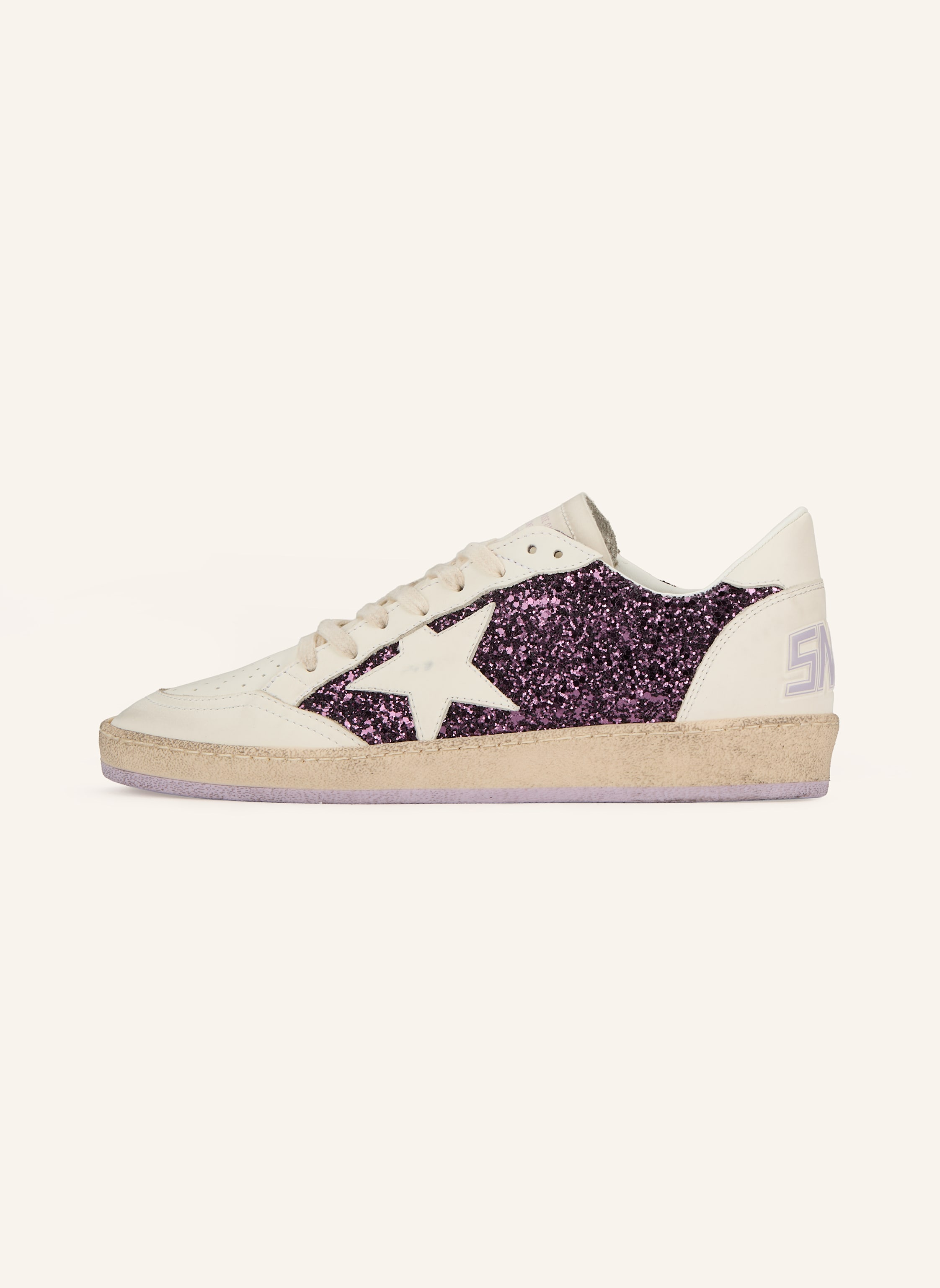 Thumbnail - Golden Goose Sneaker Ball Star Mit Pailletten lila