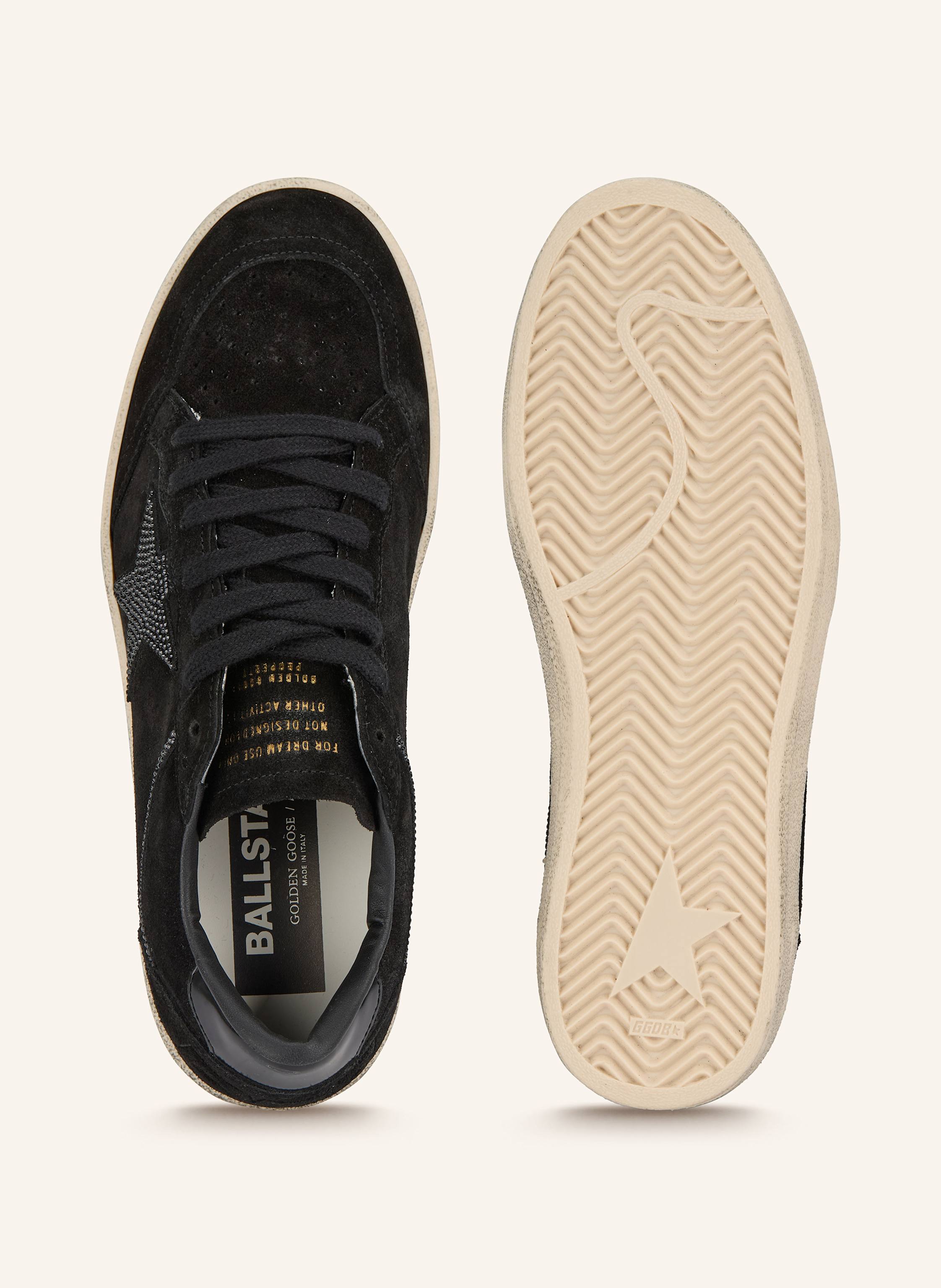 Thumbnail - Golden Goose Sneaker Ball Star Mit Schmucksteinen schwarz
