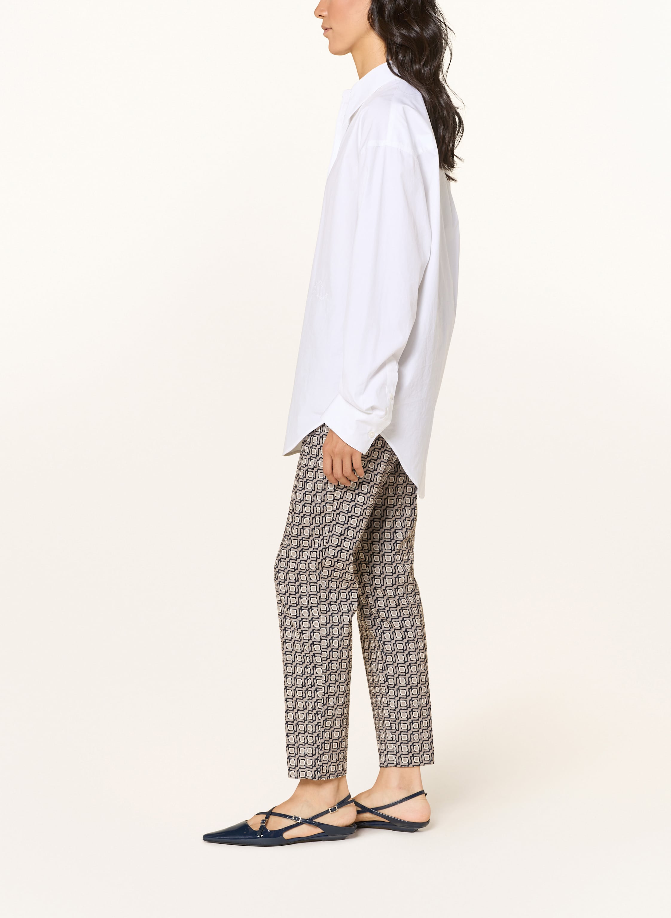 Thumbnail - Brax Jacquard-Hose Maron S braun