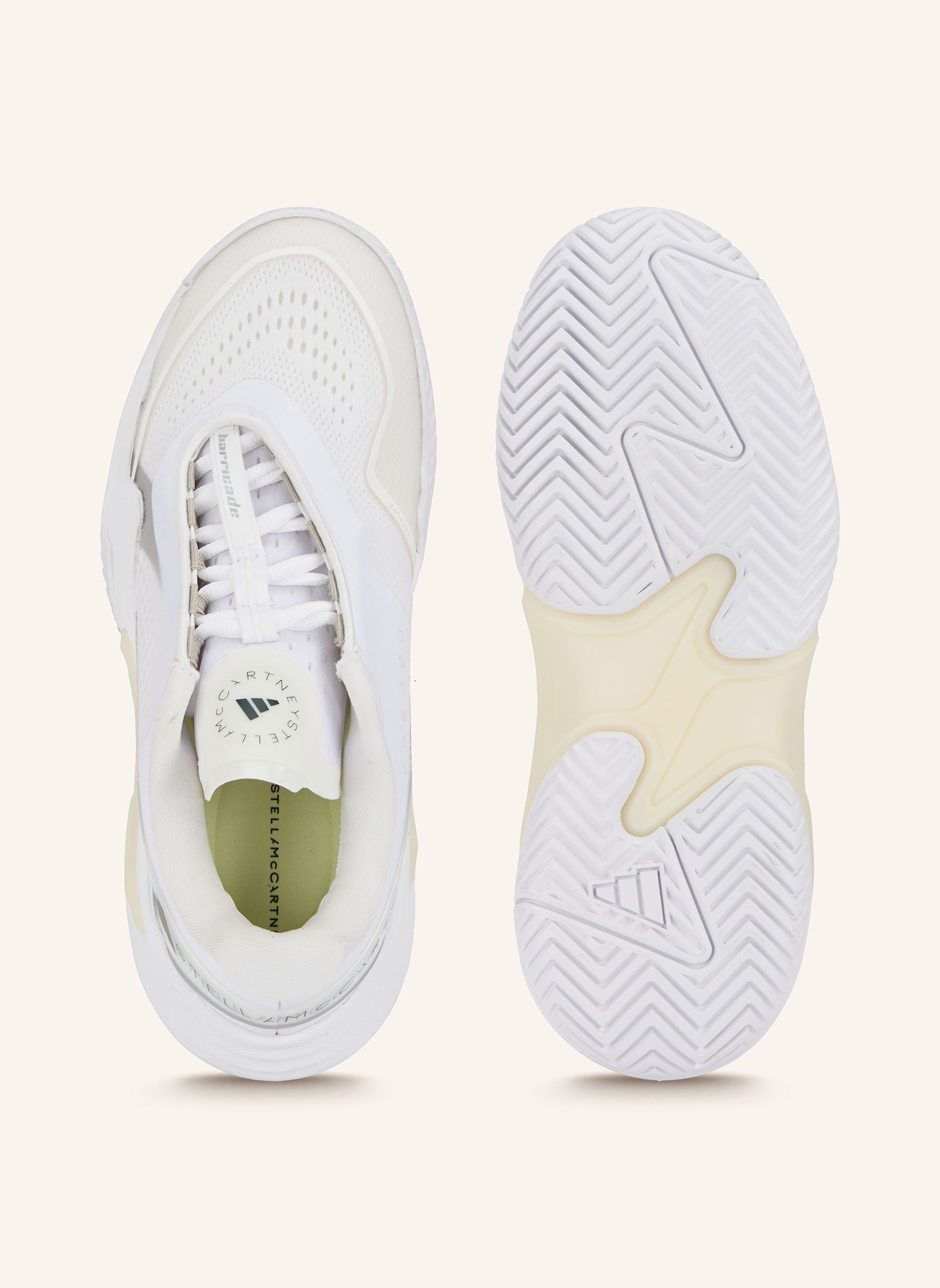 Thumbnail - Adidas By Stella Mccartney Tennisschuhe Barricade Adidas By Stella Mccartney weiss