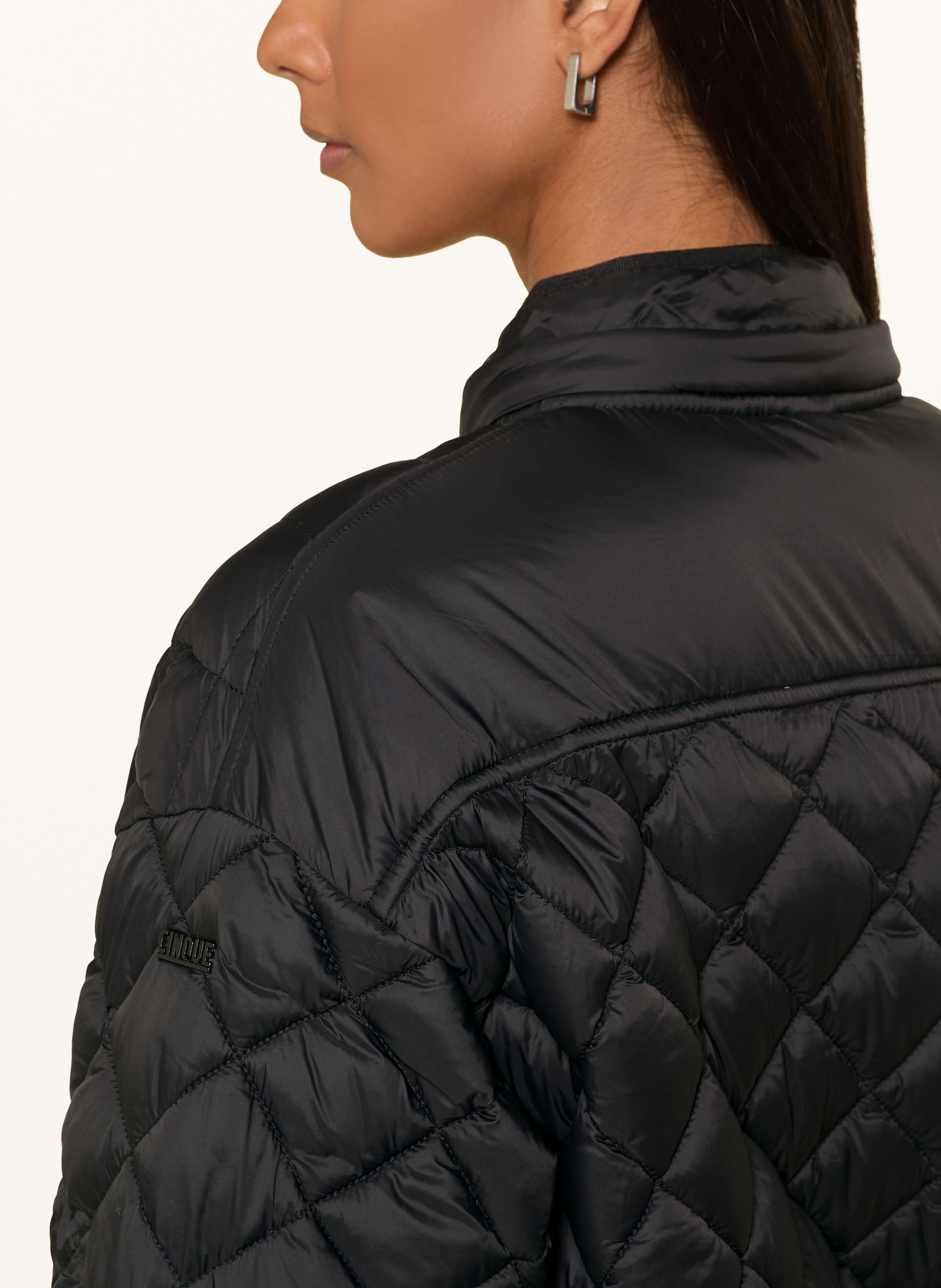 Thumbnail - Cinque Steppjacke Ciphil Mit Abnehmbarer Kapuze schwarz