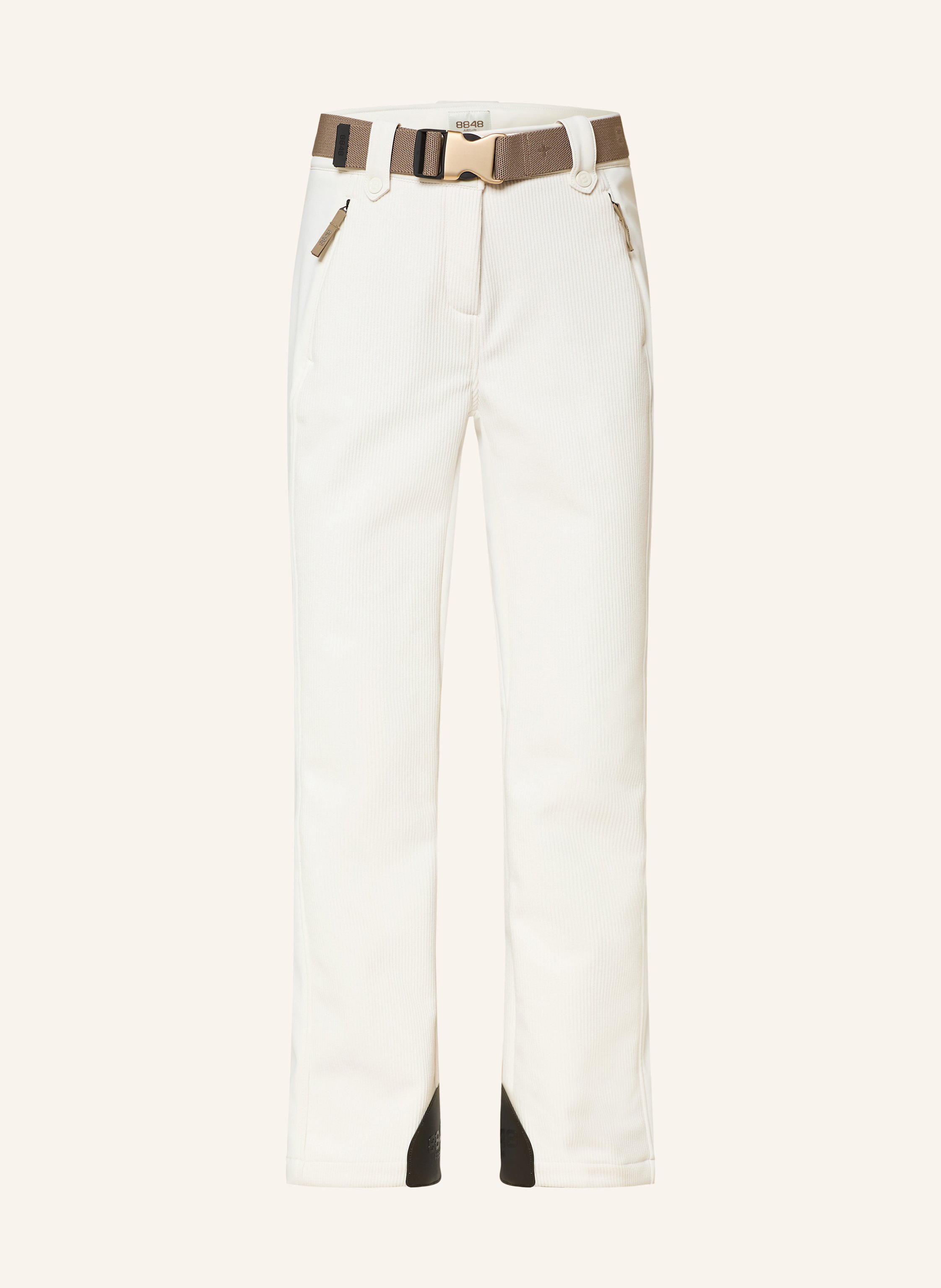 8848 Altitude Softshell-Skihose Tumblr Cord weiss