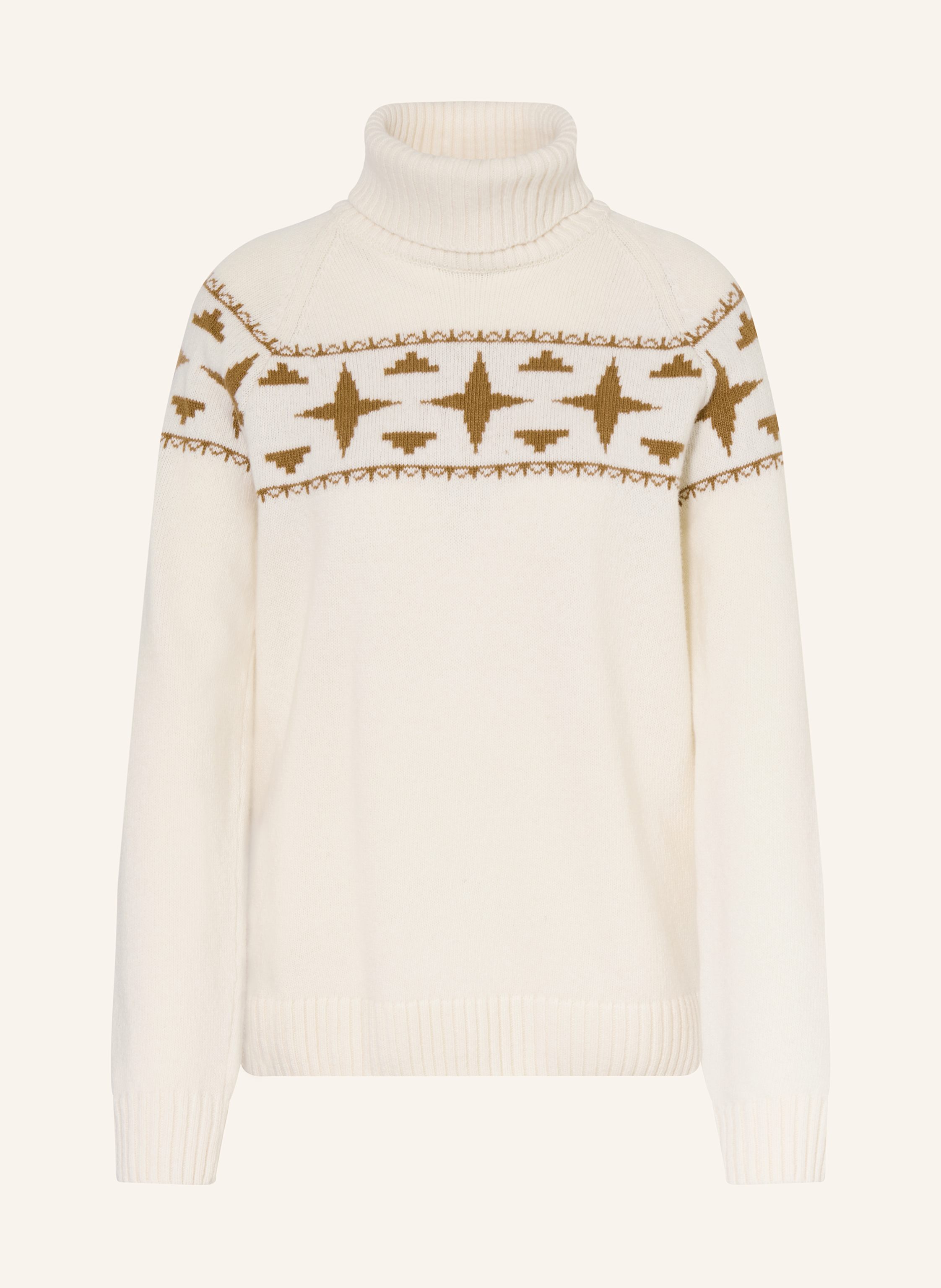 8848 Altitude Rollkragenpullover Sage Aus Merinowolle weiss