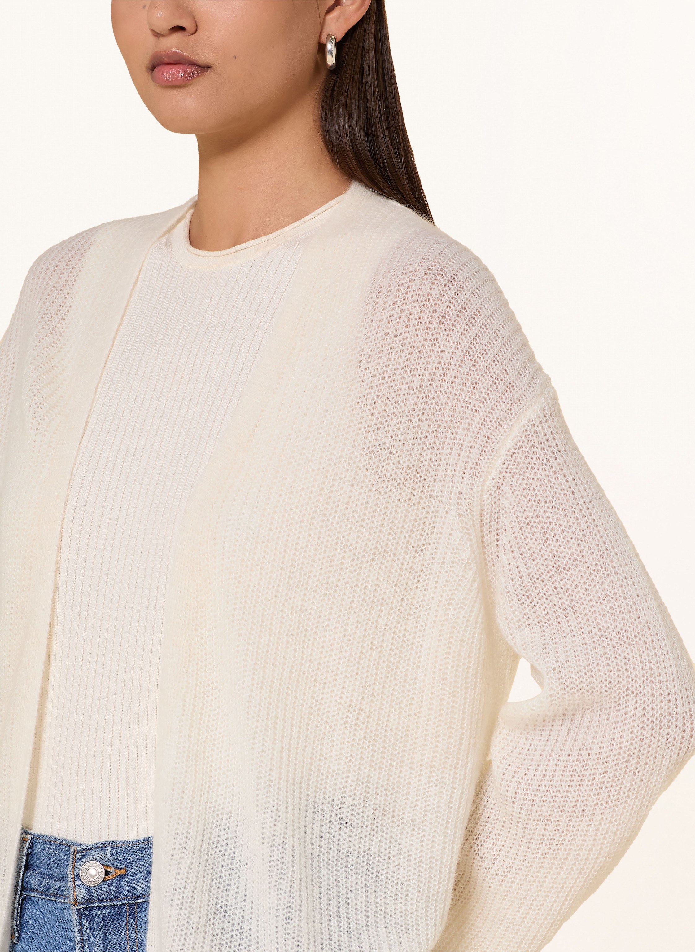 Thumbnail - Joop! Strickhülle Kaisu Mit Alpaka weiss