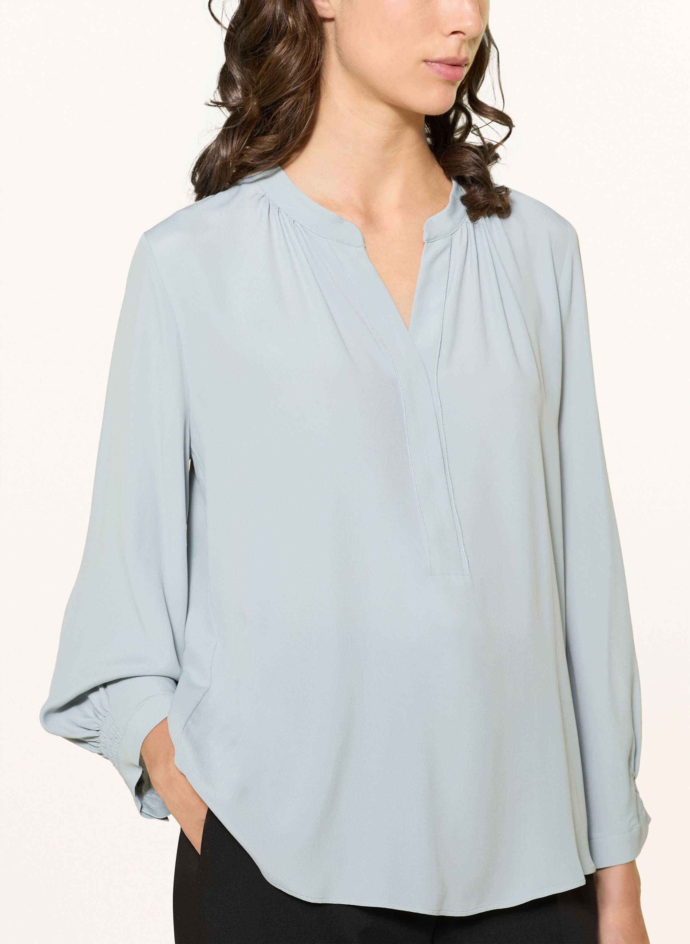 Thumbnail - Luisa Cerano Blusenshirt Mit Seide blau