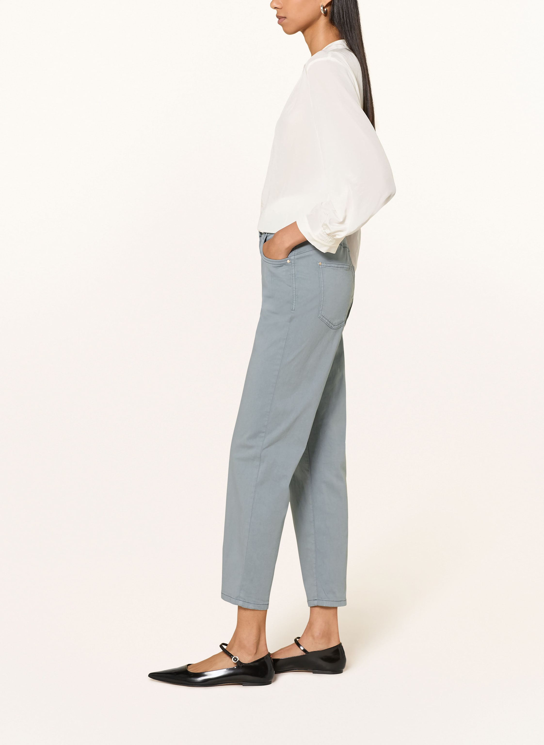 Thumbnail - Luisa Cerano Hose In Jeansoptik blau