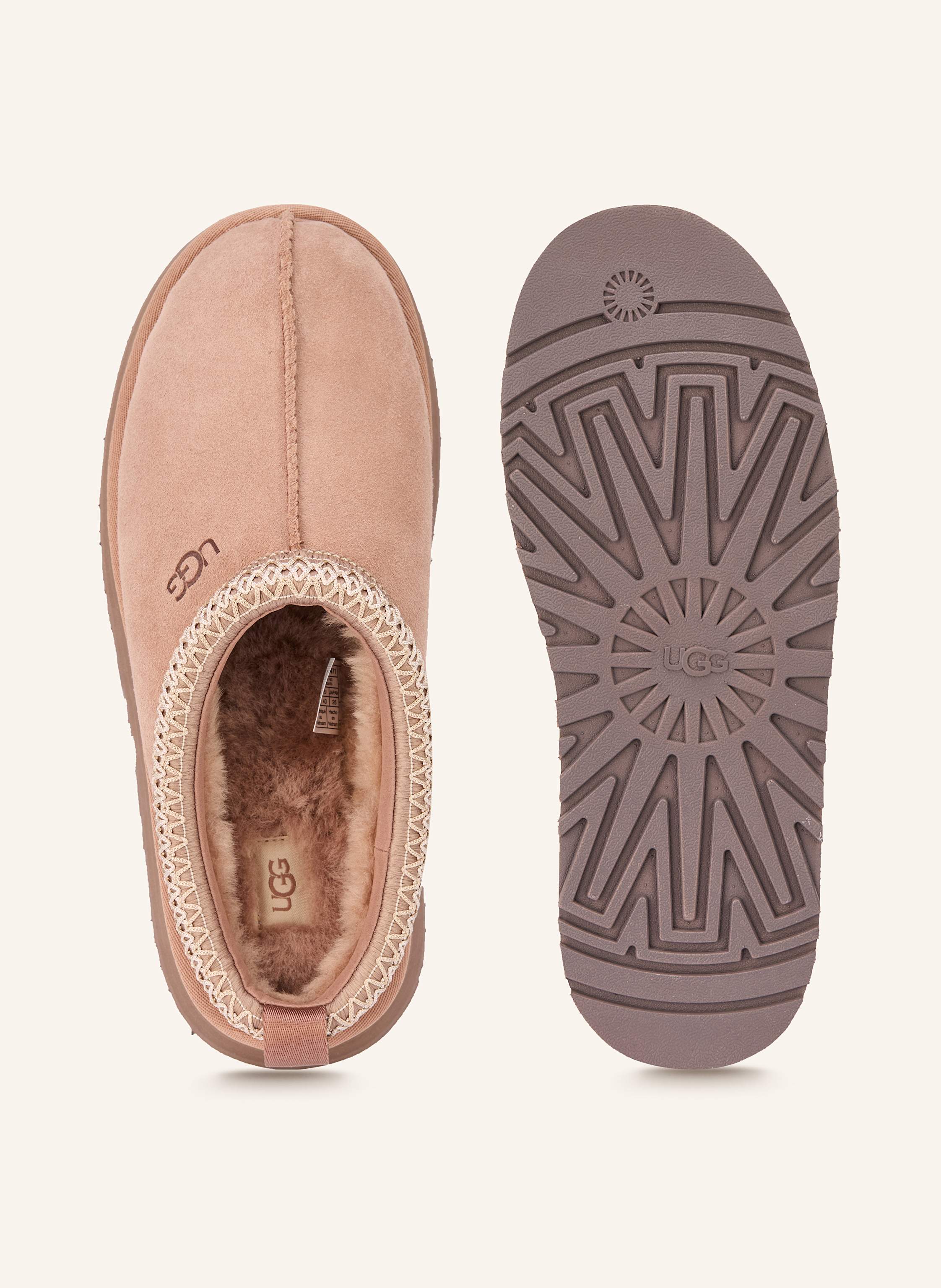 Thumbnail - Ugg Plateau-Pantoletten Tazz rosa