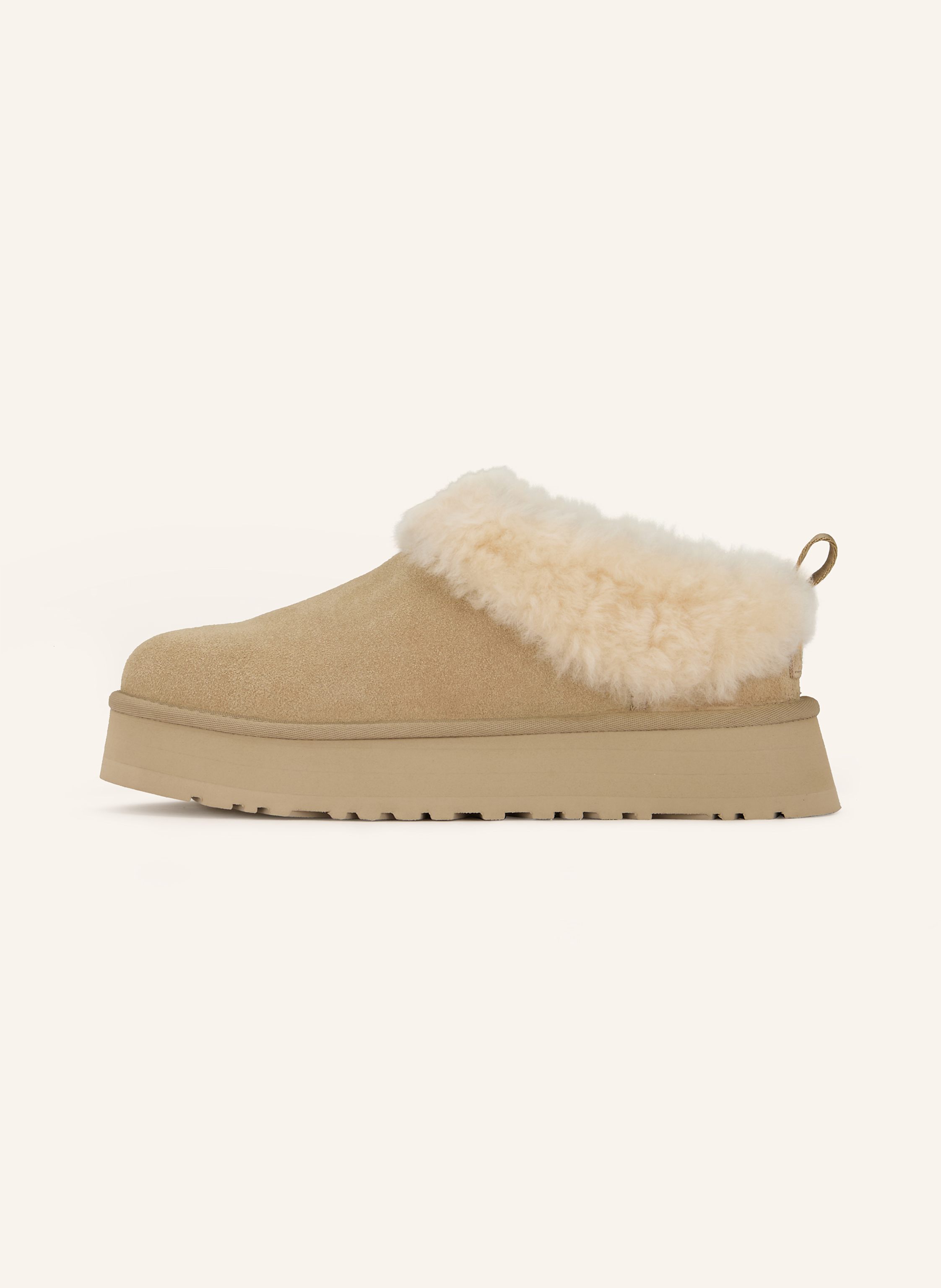Thumbnail - Ugg Plateau-Mules Tazzelle beige
