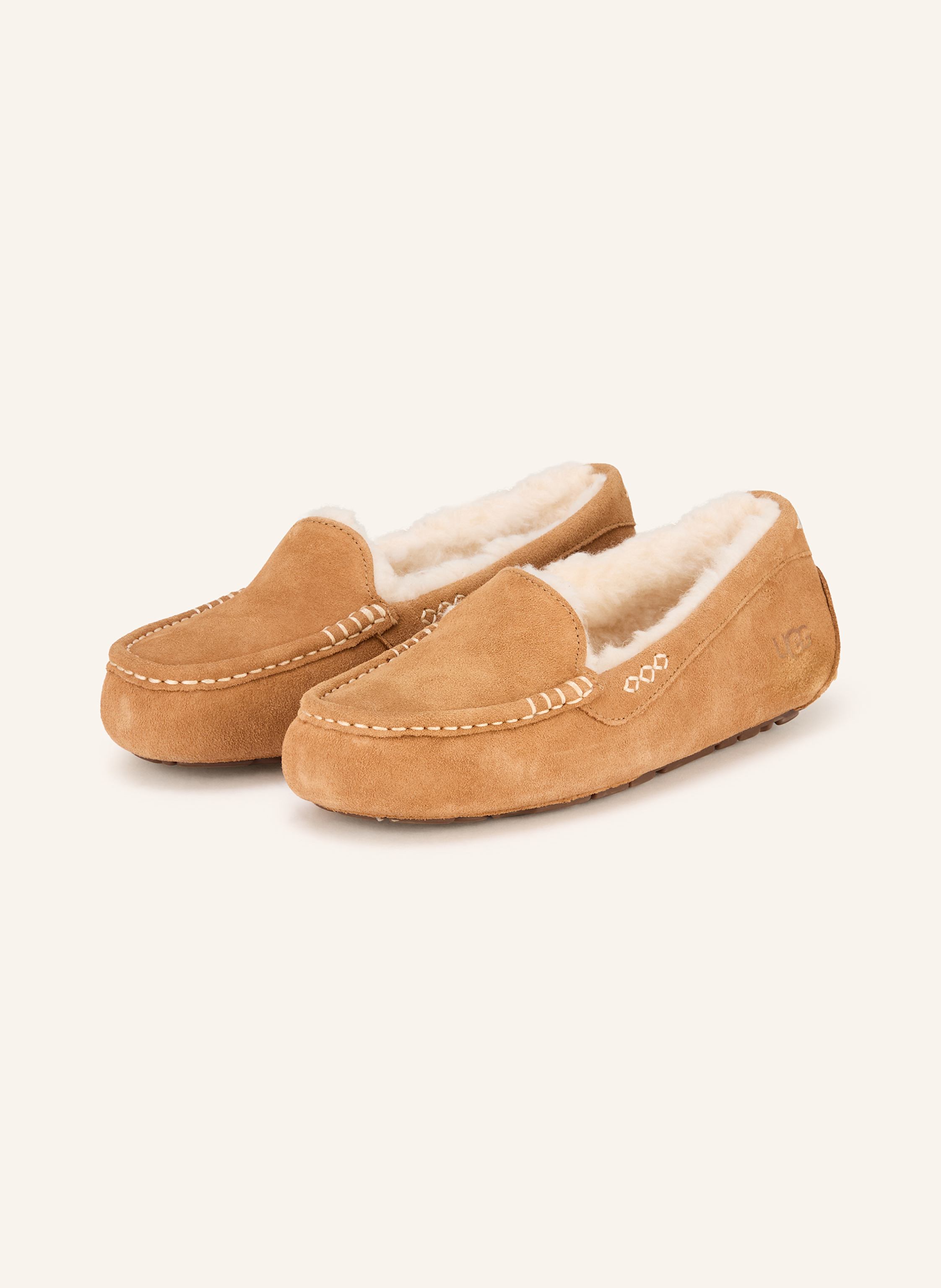 UGG Hausschuhe W ANSLEY gefüttert in hellbraun