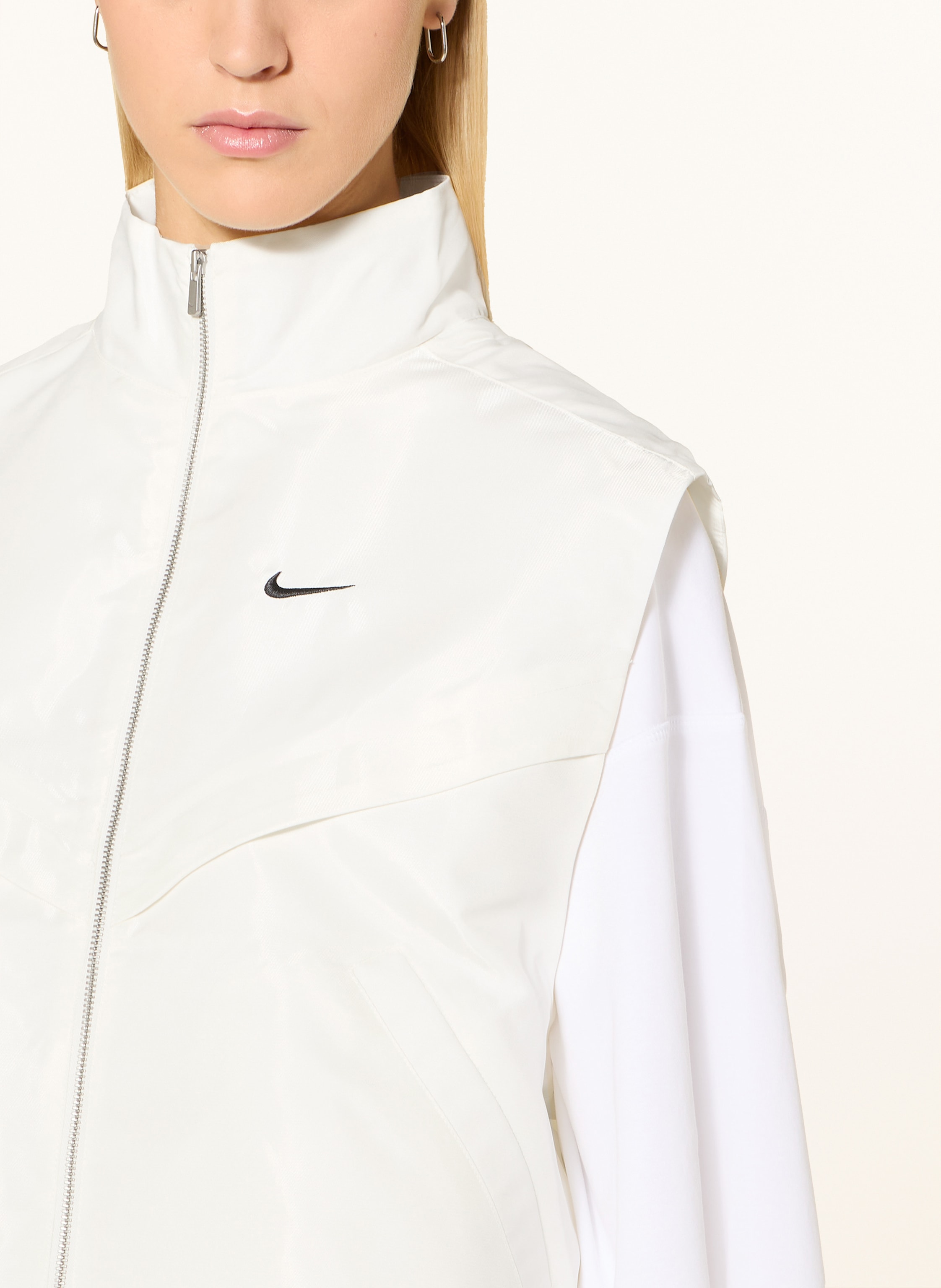 Thumbnail - Nike Oversized-Weste Windrunner weiss