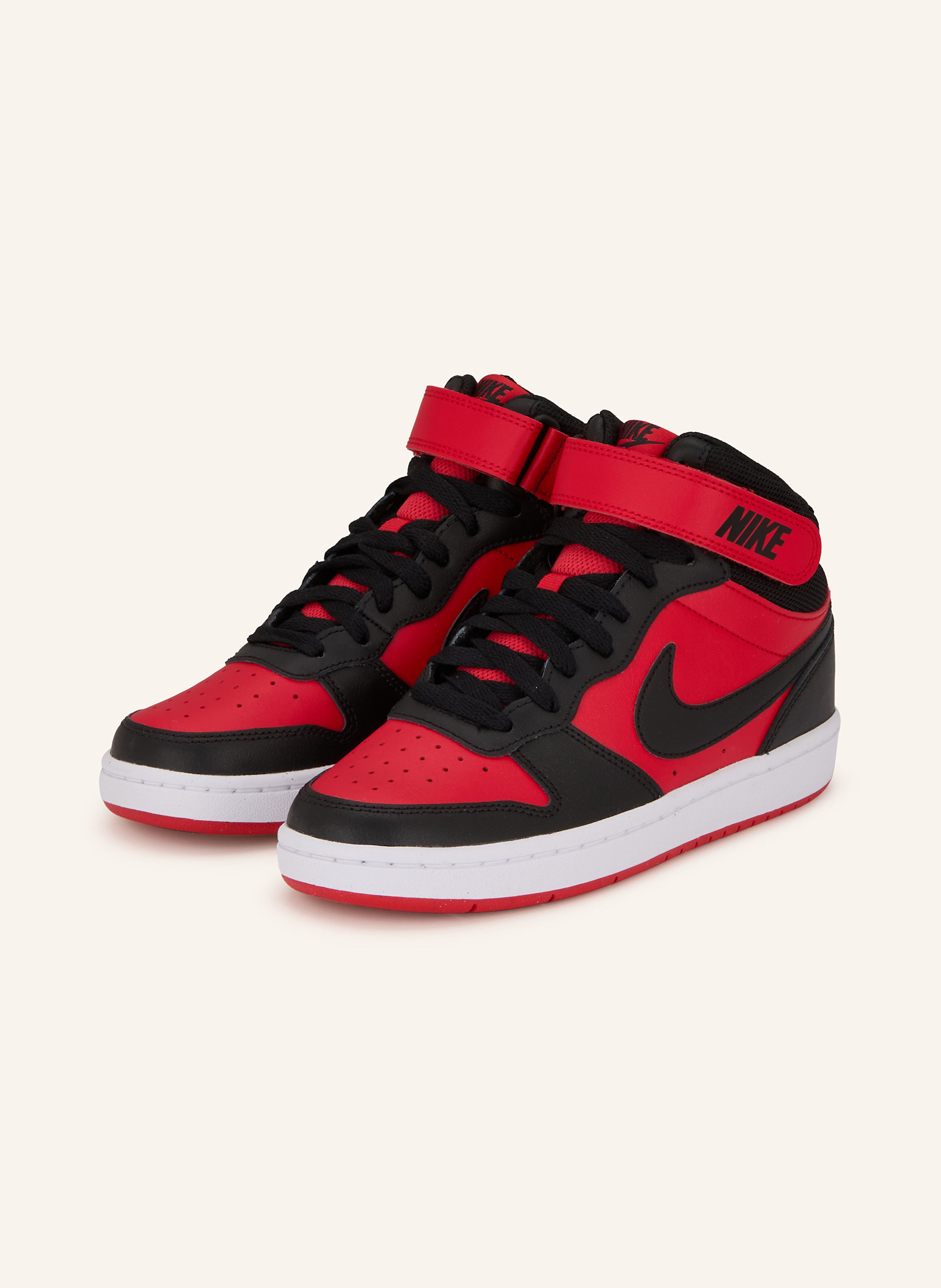 Nike Hightop-Sneaker Court Borough Mid 2 rot