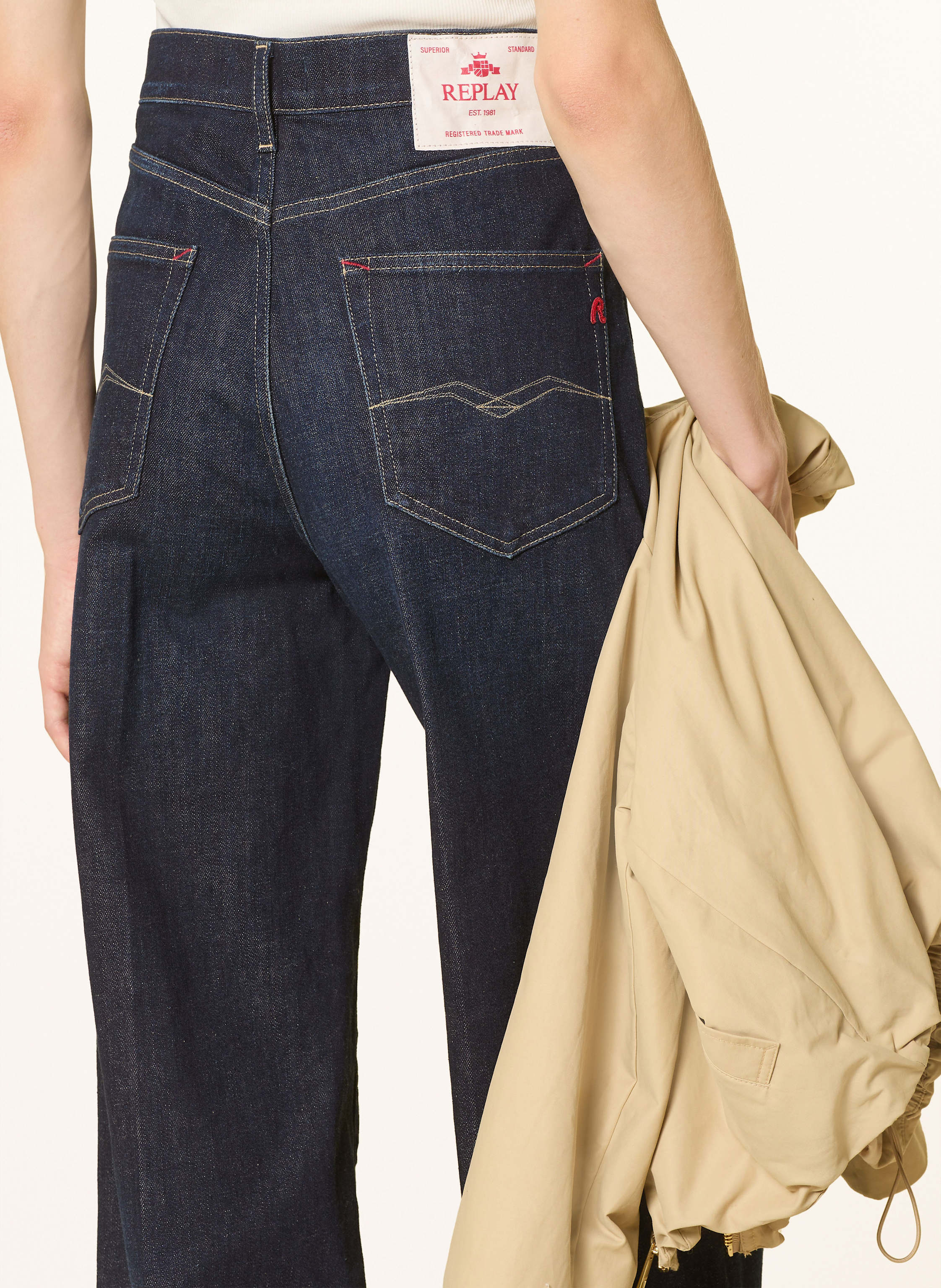 Thumbnail - Replay Wide Leg Jeans Nalaja blau