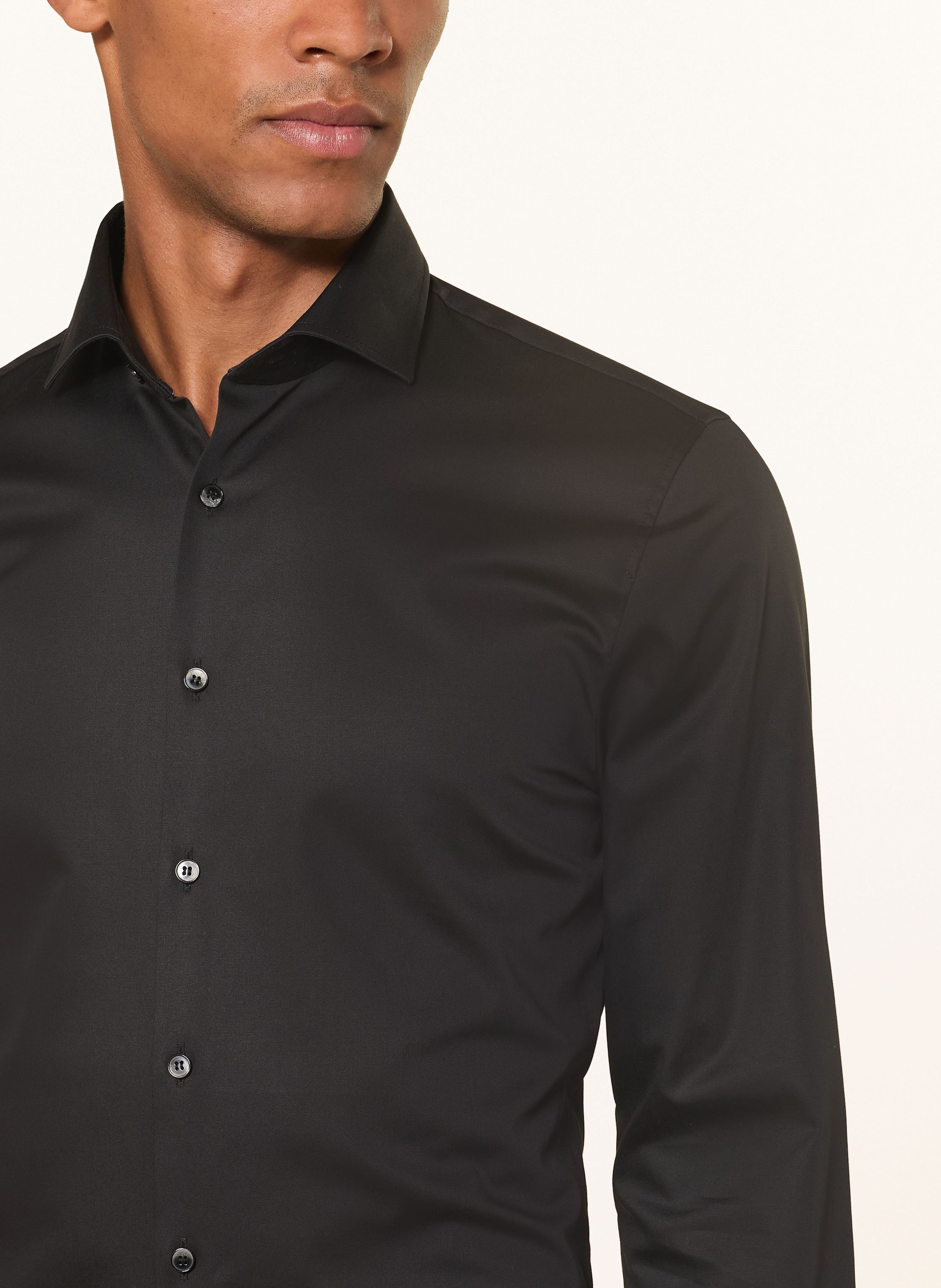 Thumbnail - Olymp Hemd No. Six Super Slim schwarz