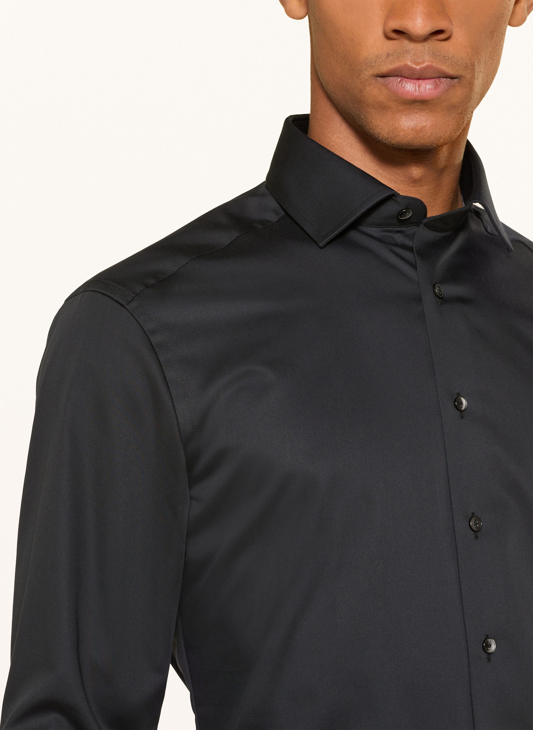 Thumbnail - Olymp Hemd Luxor Modern Fit schwarz